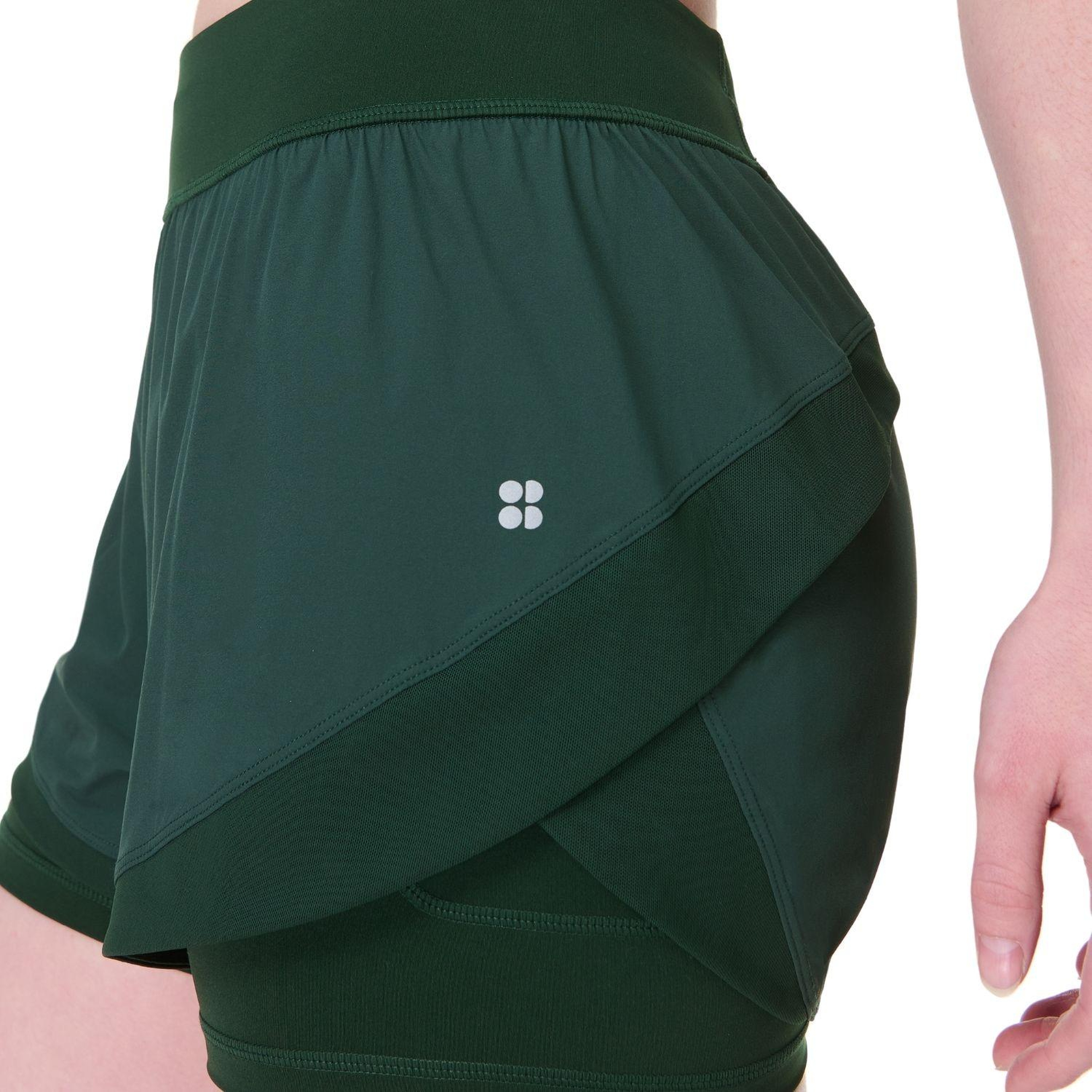 Sweaty Betty Tempo Run Shorts Kadın Yeşil Koşu Şortu