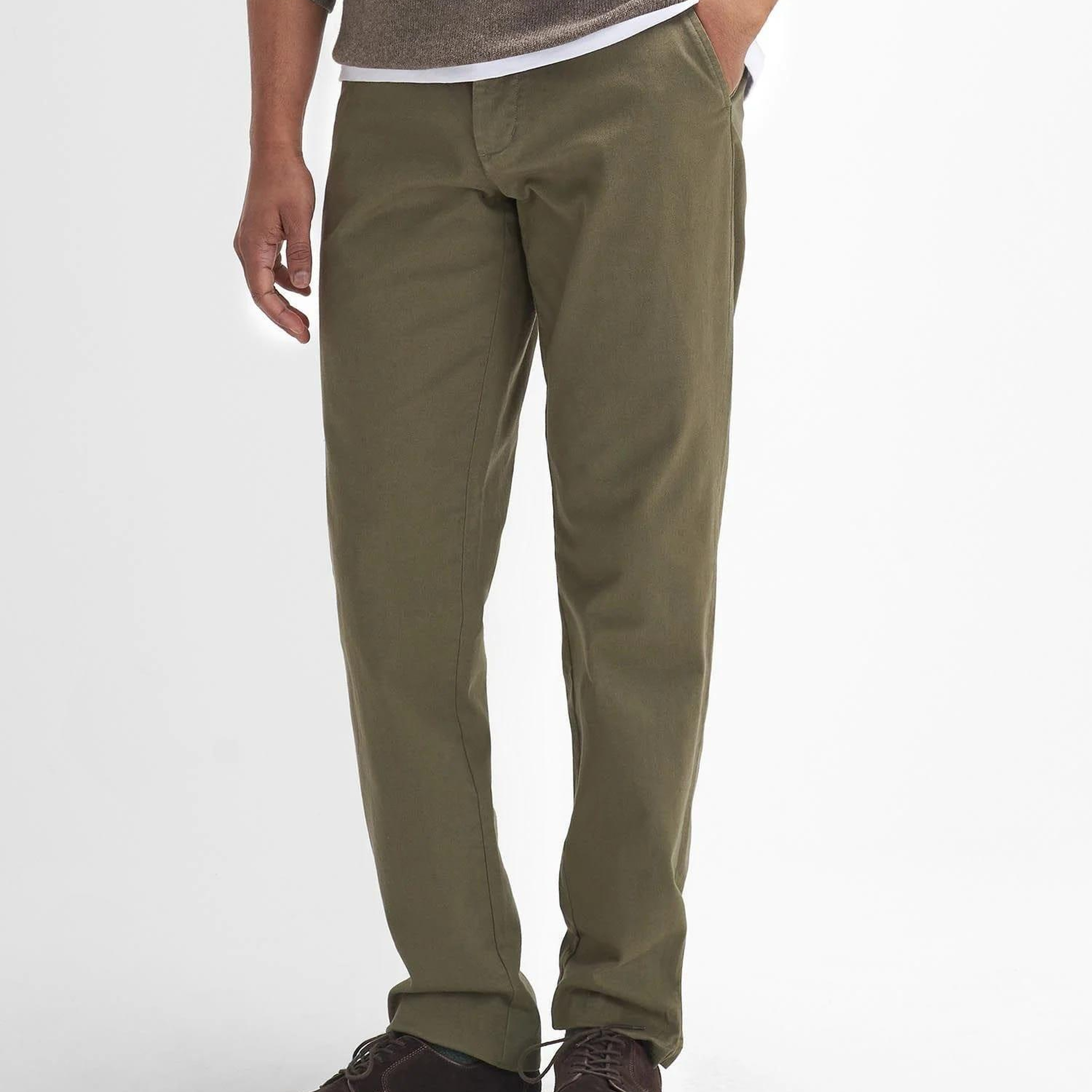 Barbour Washed Stretch Twill Fit Pantolon
