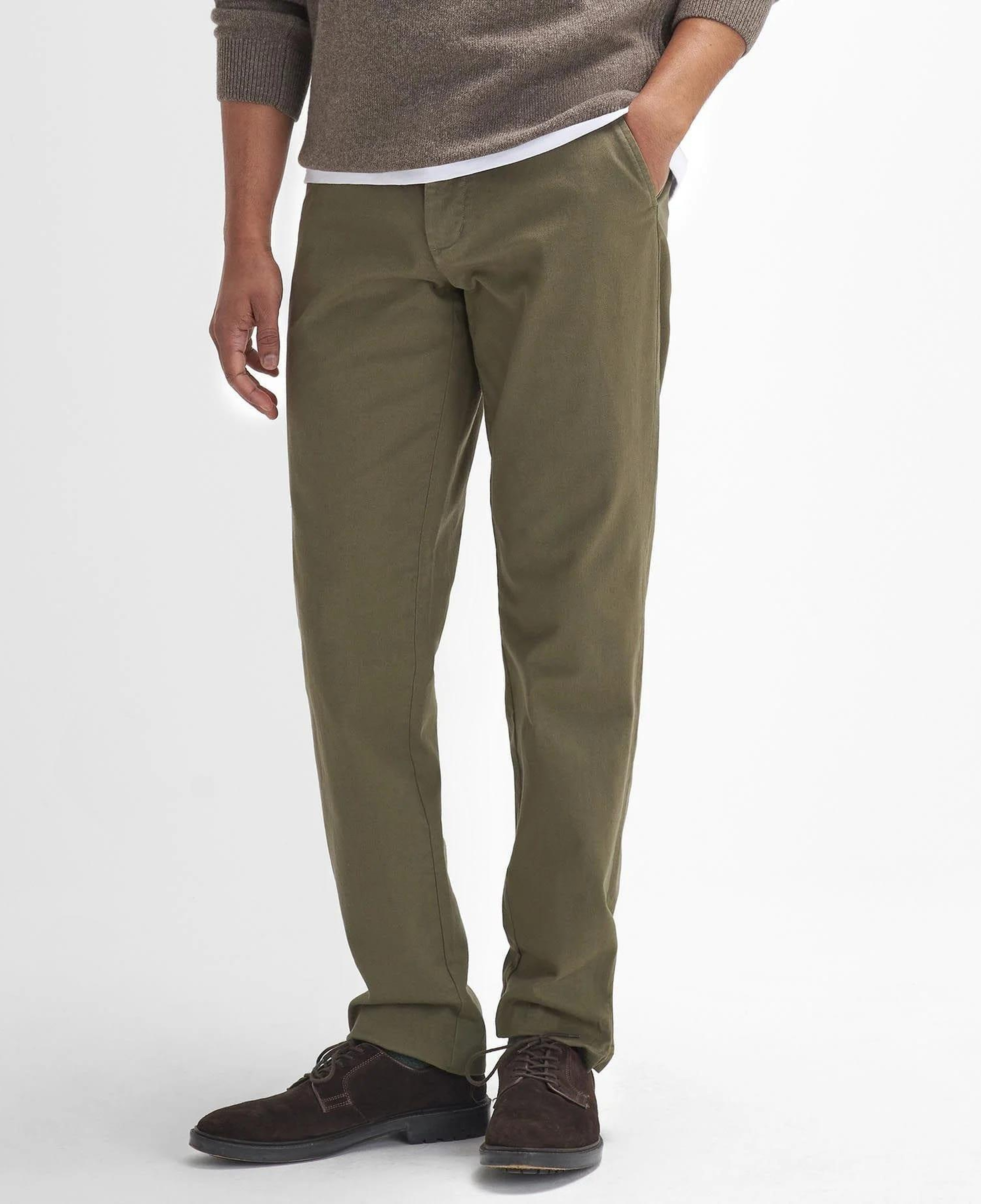 Barbour Washed Stretch Twill Fit Pantolon