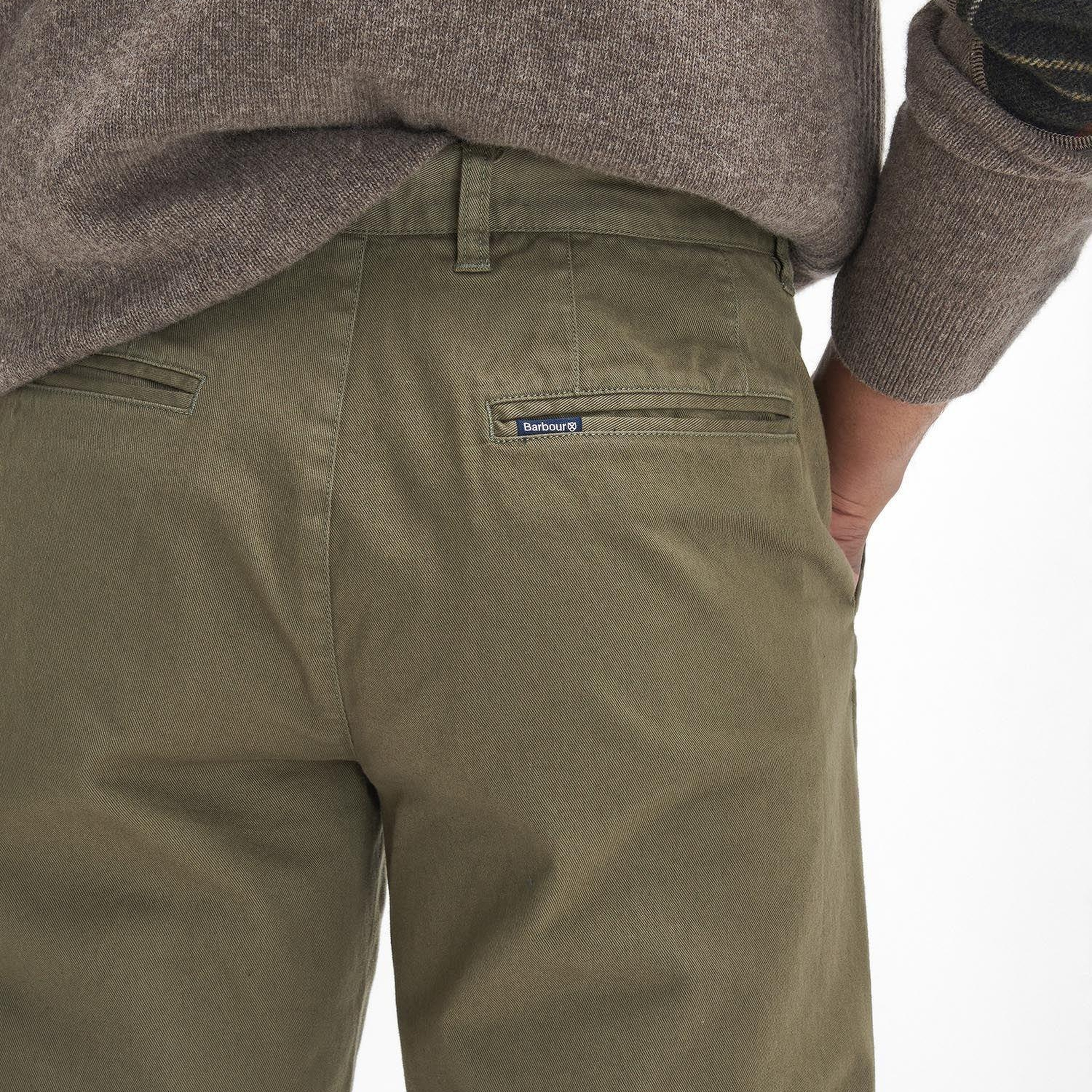 Barbour Washed Stretch Twill Fit Pantolon