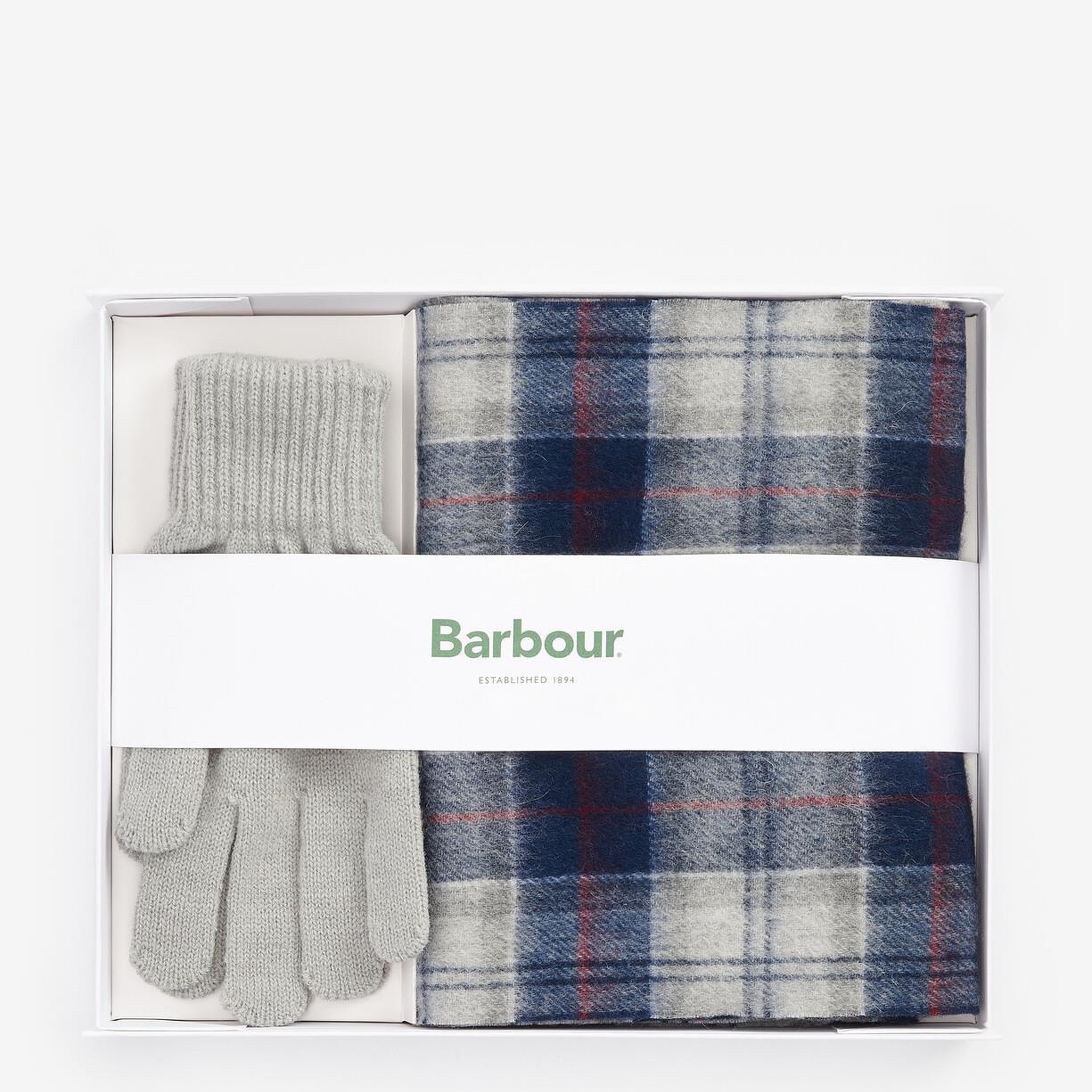 Barbour Tartan Atkı ve Eldiven Hediye Seti