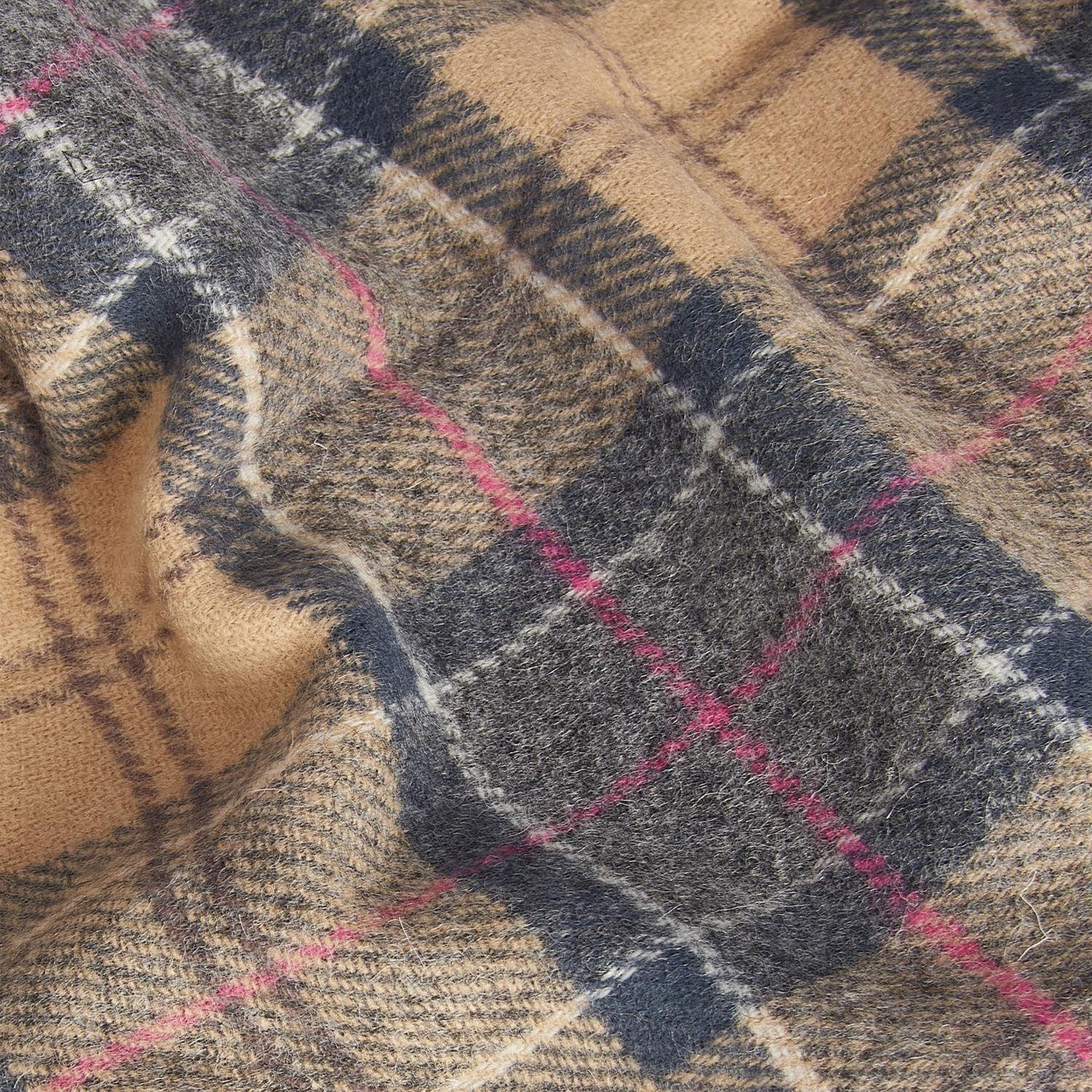 Barbour Unisex Tartan Yün Atkı (%100 Lambswool)