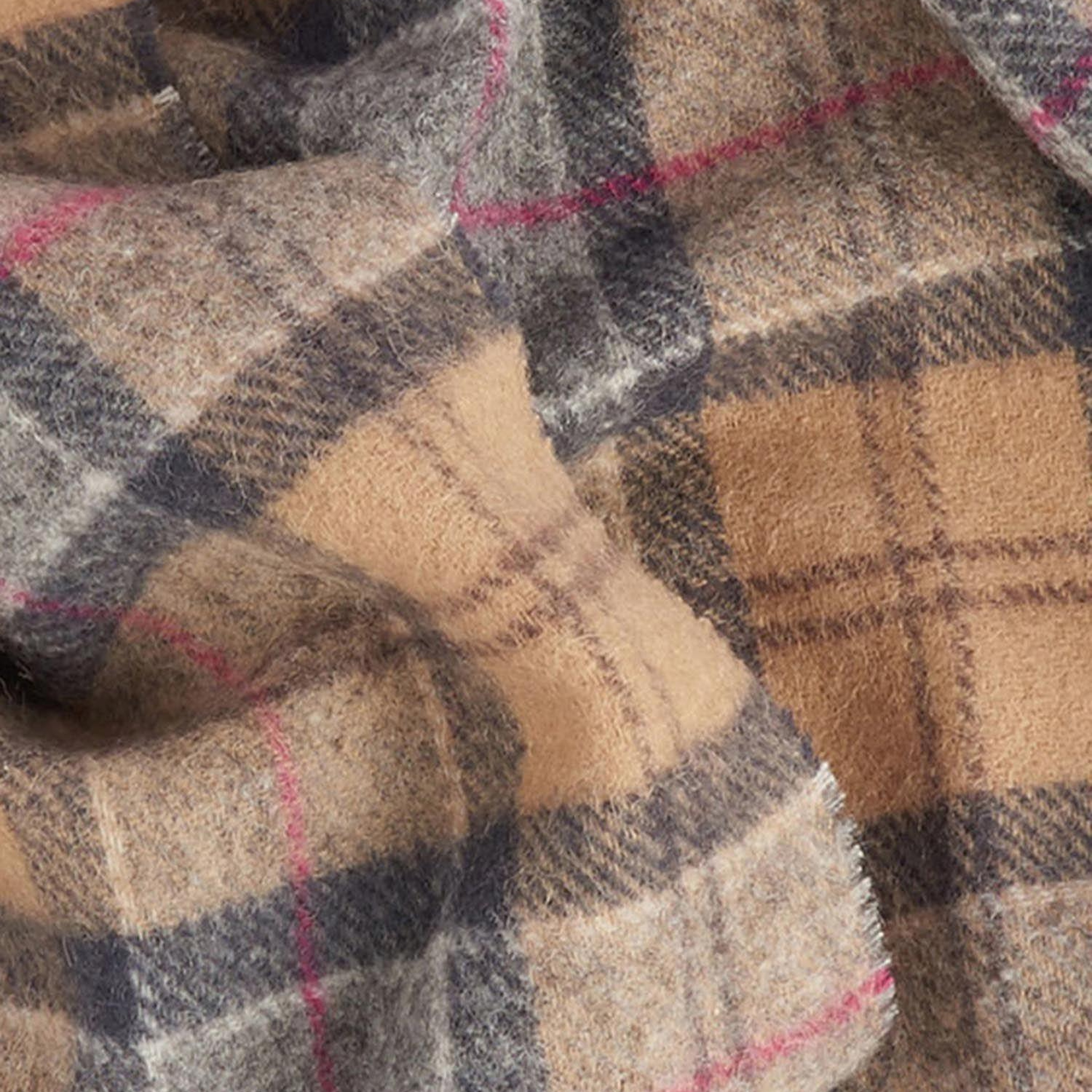 Barbour Unisex Tartan Yün Atkı (%100 Lambswool)