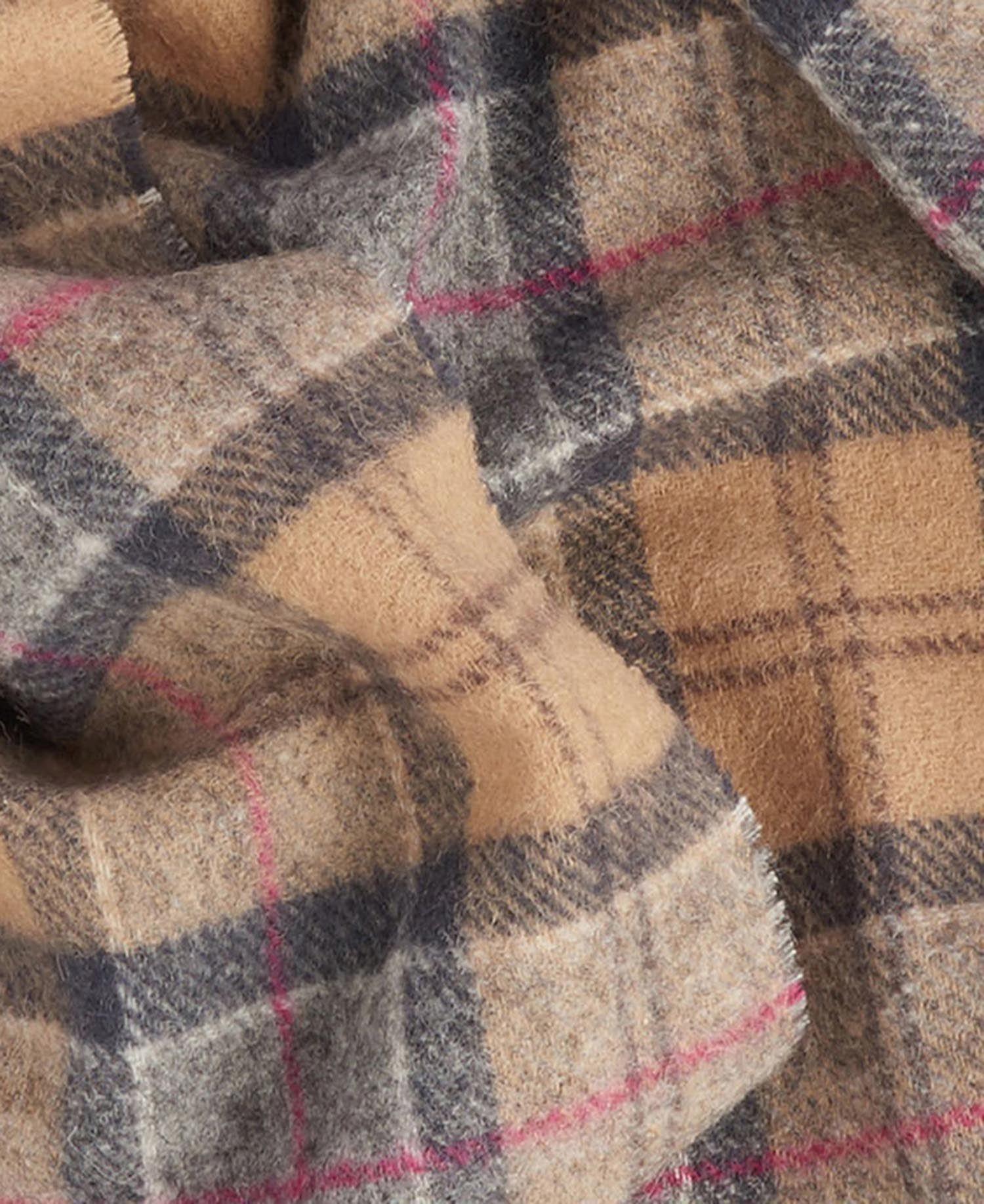 Barbour Unisex Tartan Yün Atkı (%100 Lambswool)