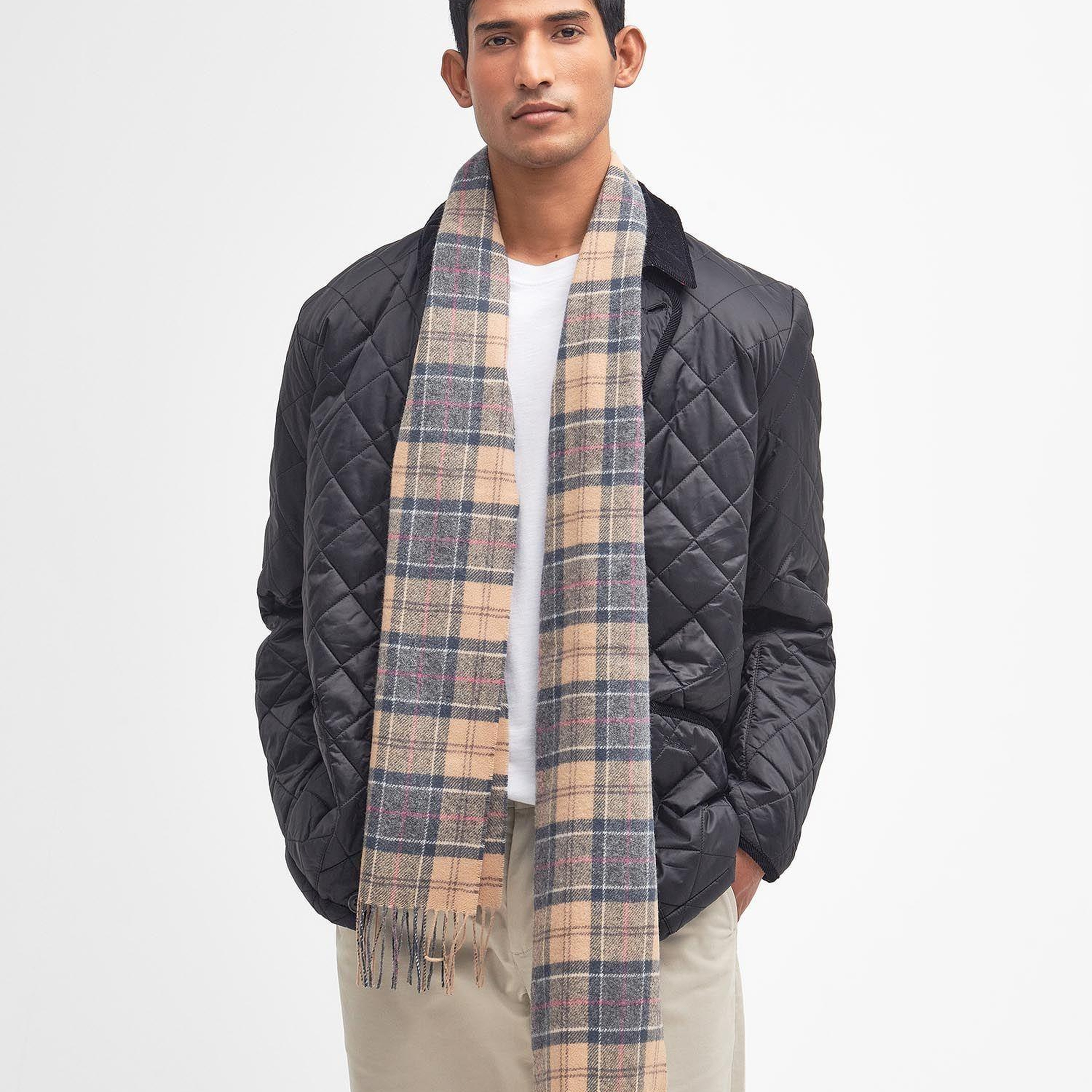 Barbour Unisex Tartan Yün Atkı (%100 Lambswool)