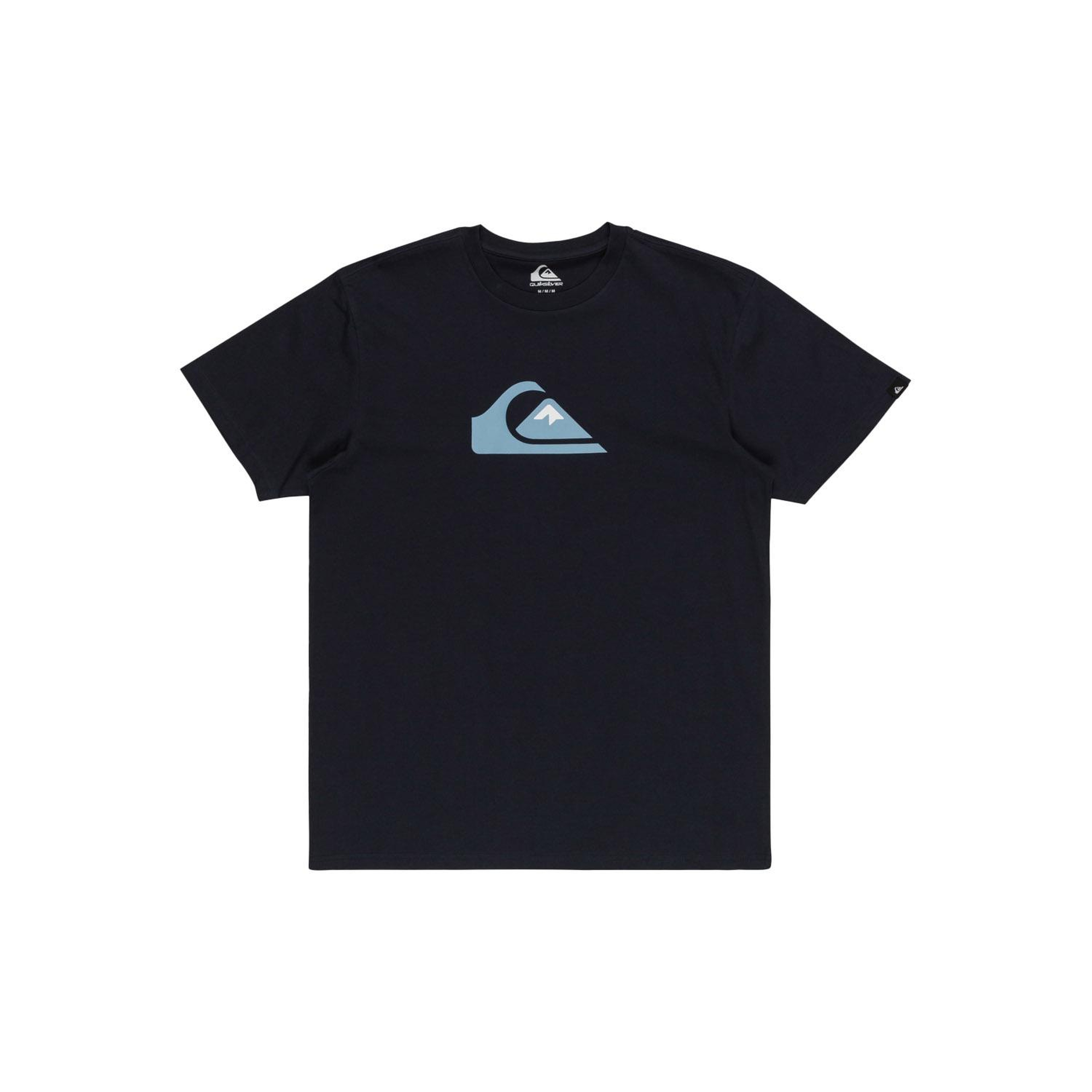 Quiksilver Comp Logo Erkek Mavi Tişört