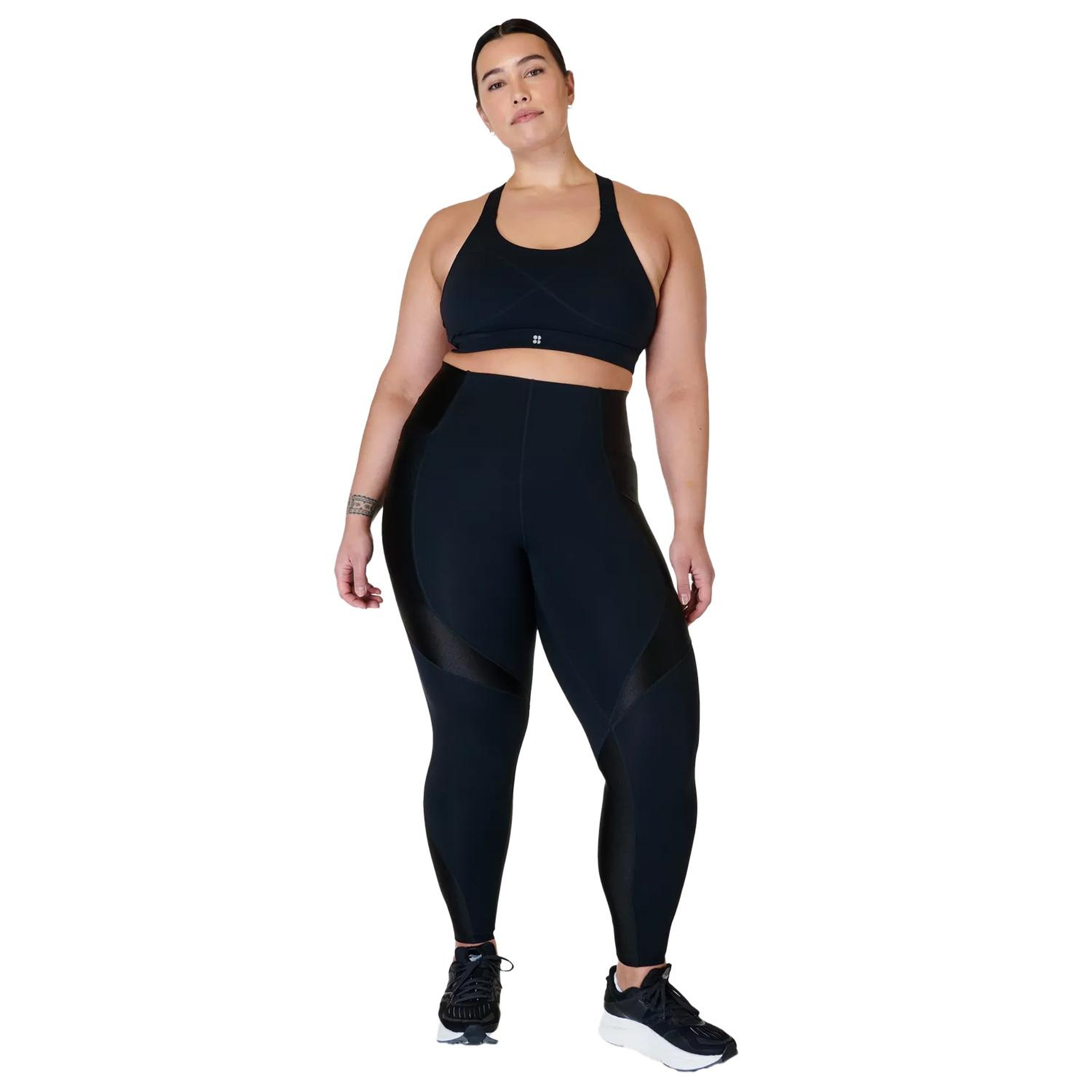 Sweaty Betty Power Medium Impact Sports Kadın Siyah Fitness Bra