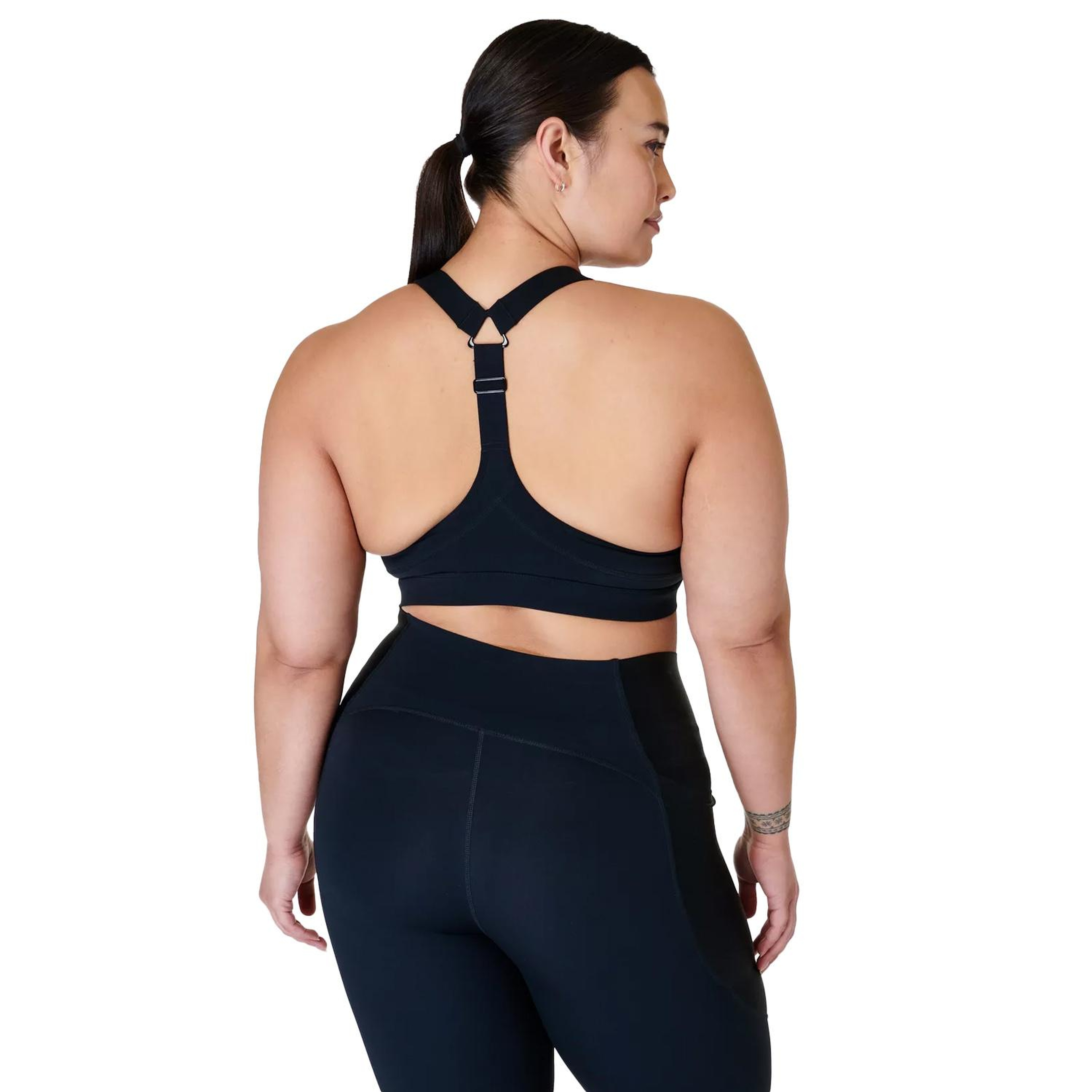 Sweaty Betty Power Medium Impact Sports Kadın Siyah Fitness Bra