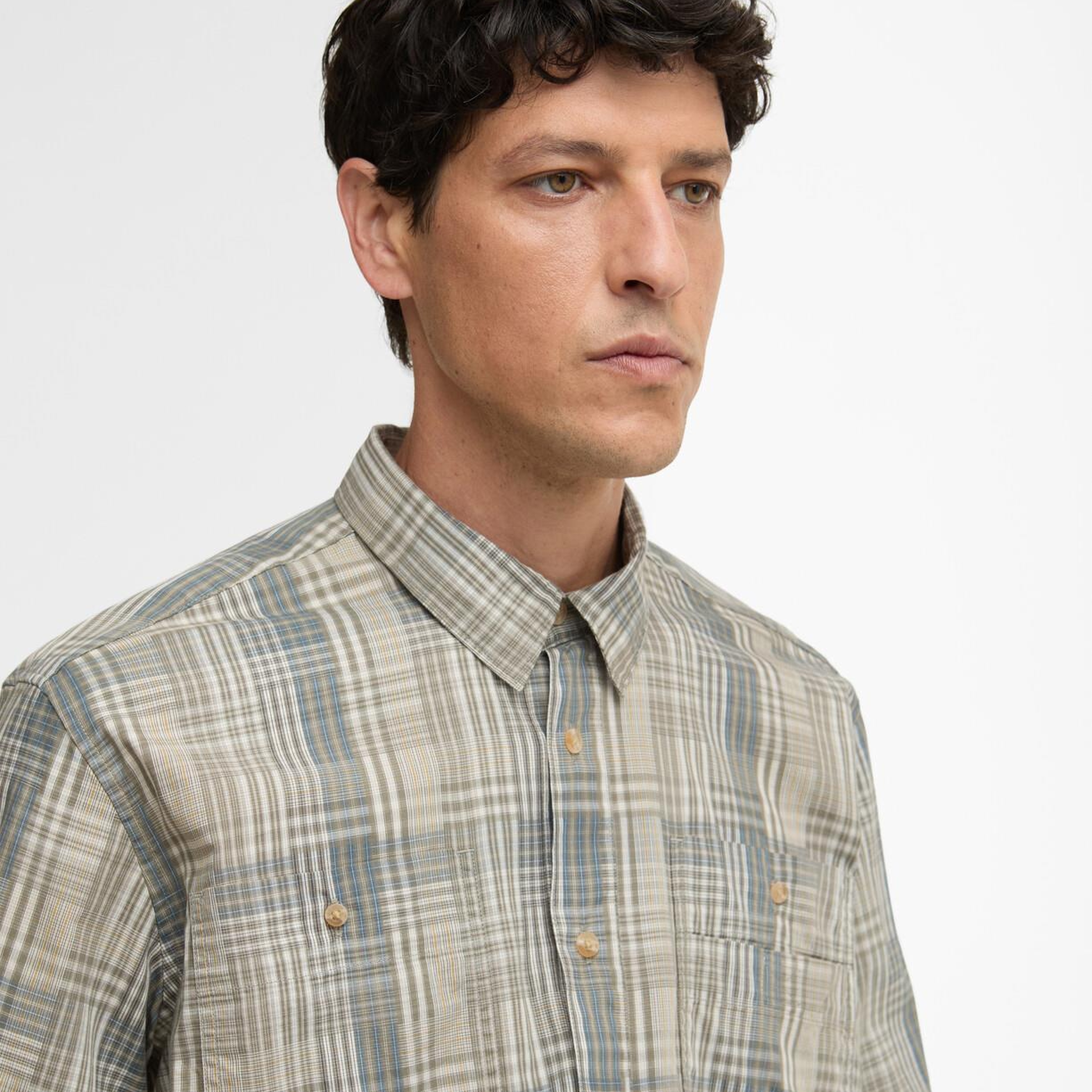 Barbour Maxwell Checked Patch Relaxed Gömlek