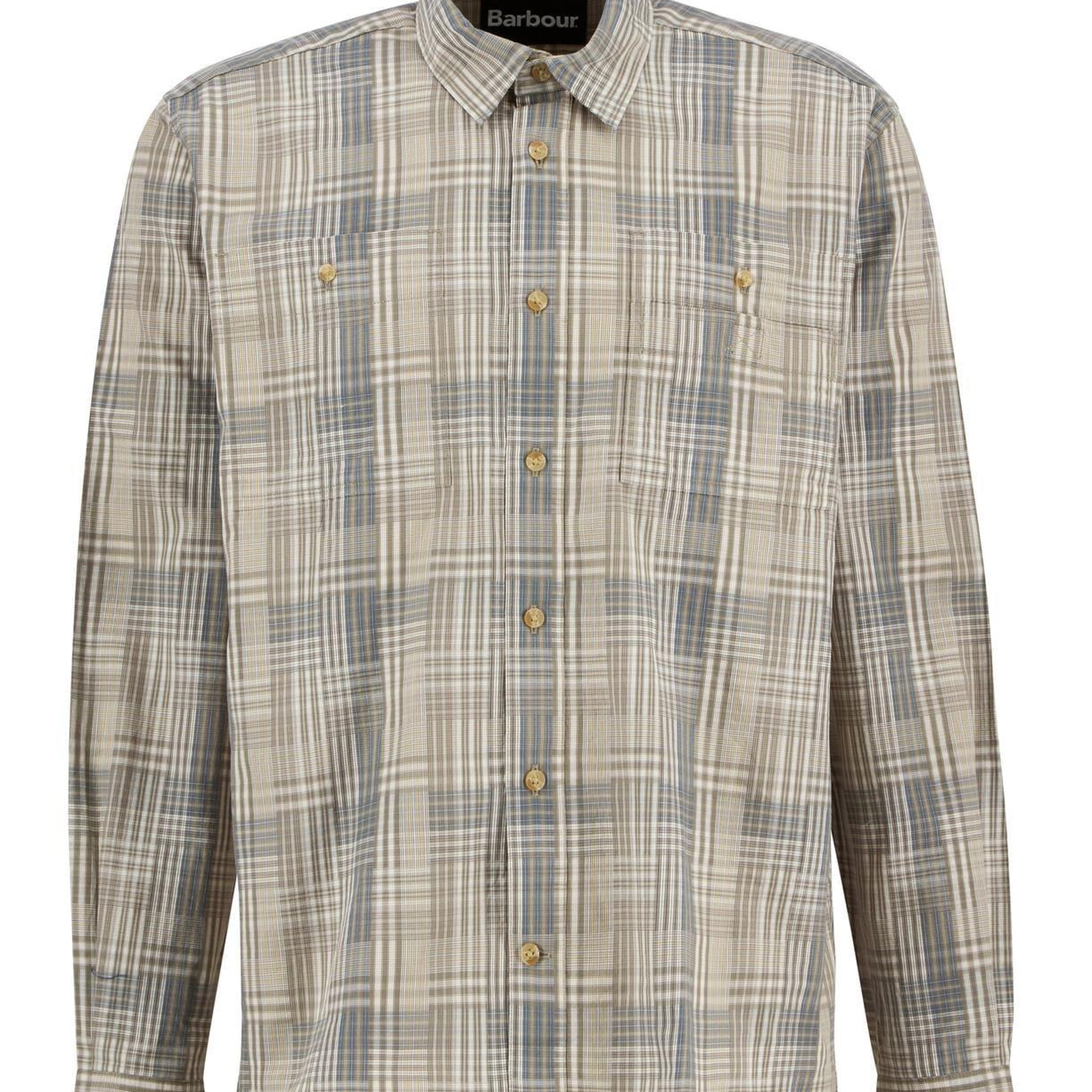 Barbour Maxwell Checked Patch Relaxed Gömlek