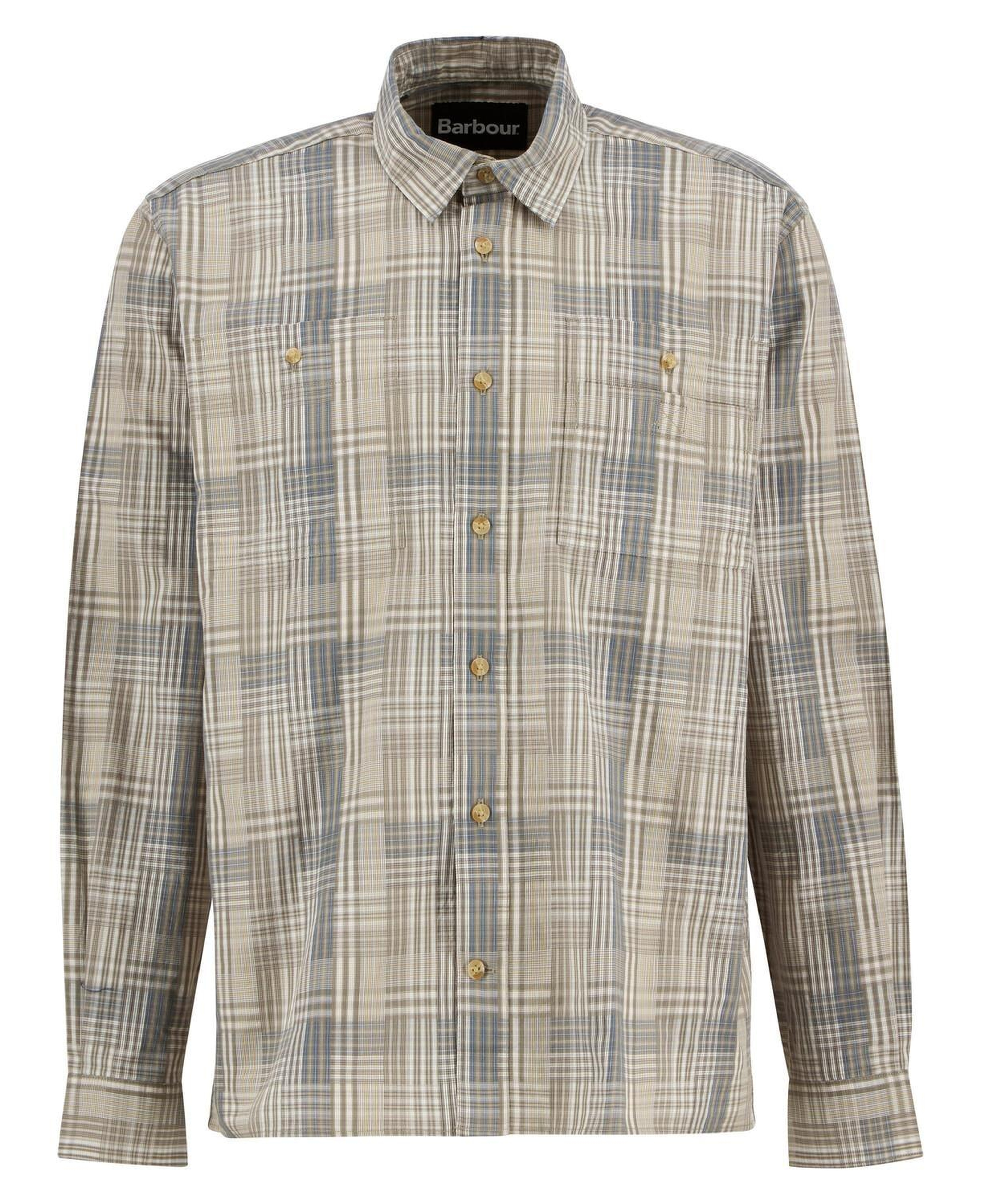 Barbour Maxwell Checked Patch Relaxed Gömlek