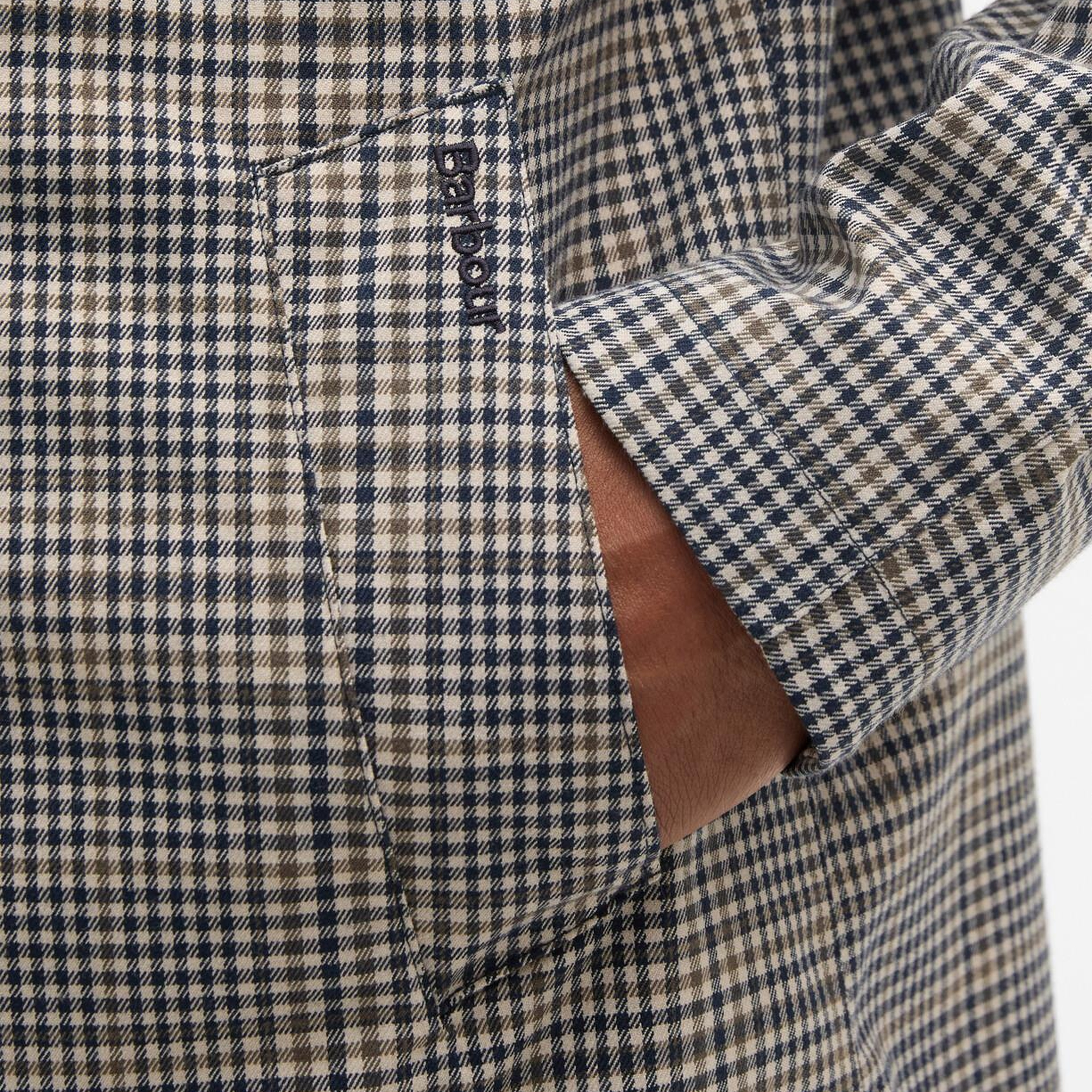 Barbour Check Rokig Waterproof Ceket
