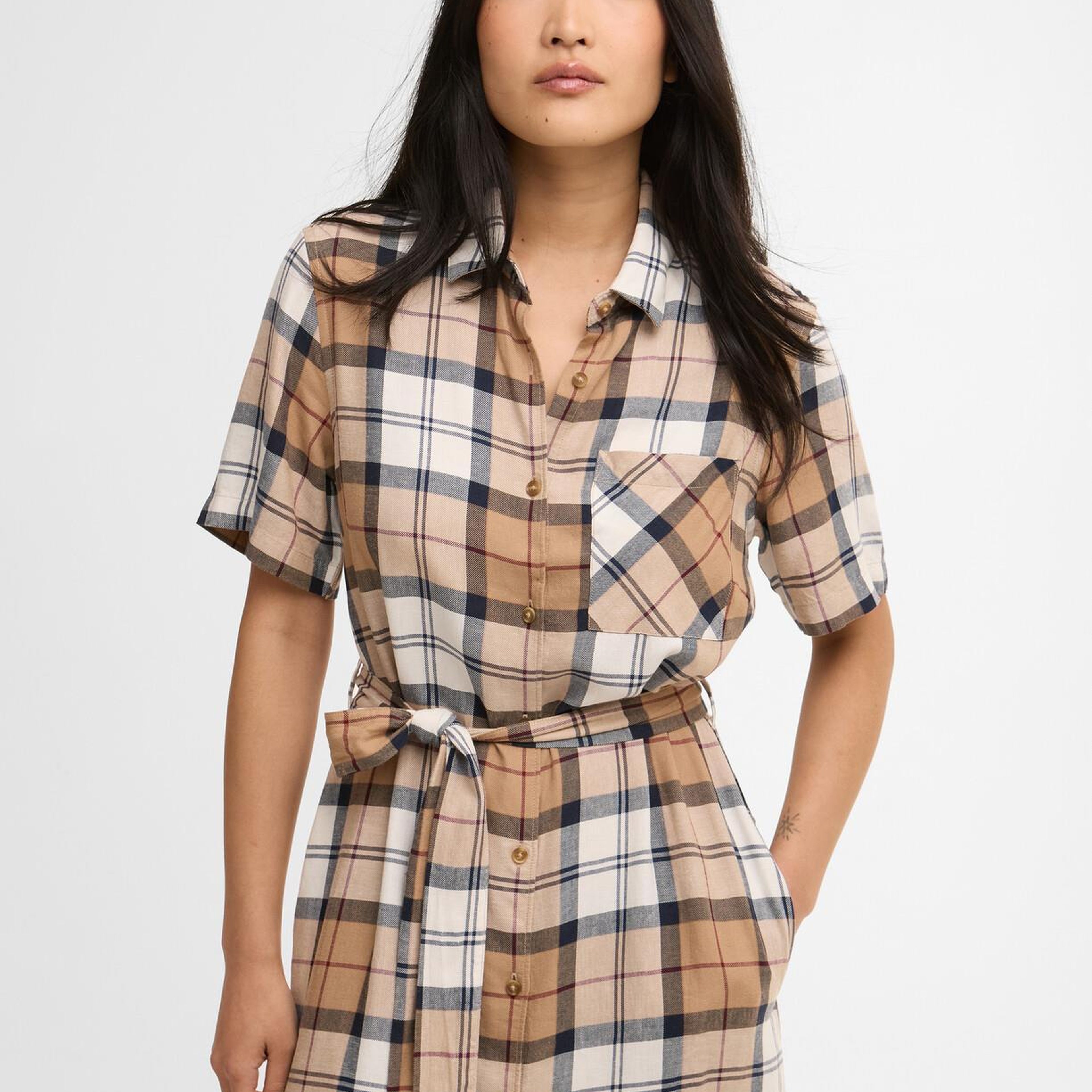 Barbour Fern Midi Elbise