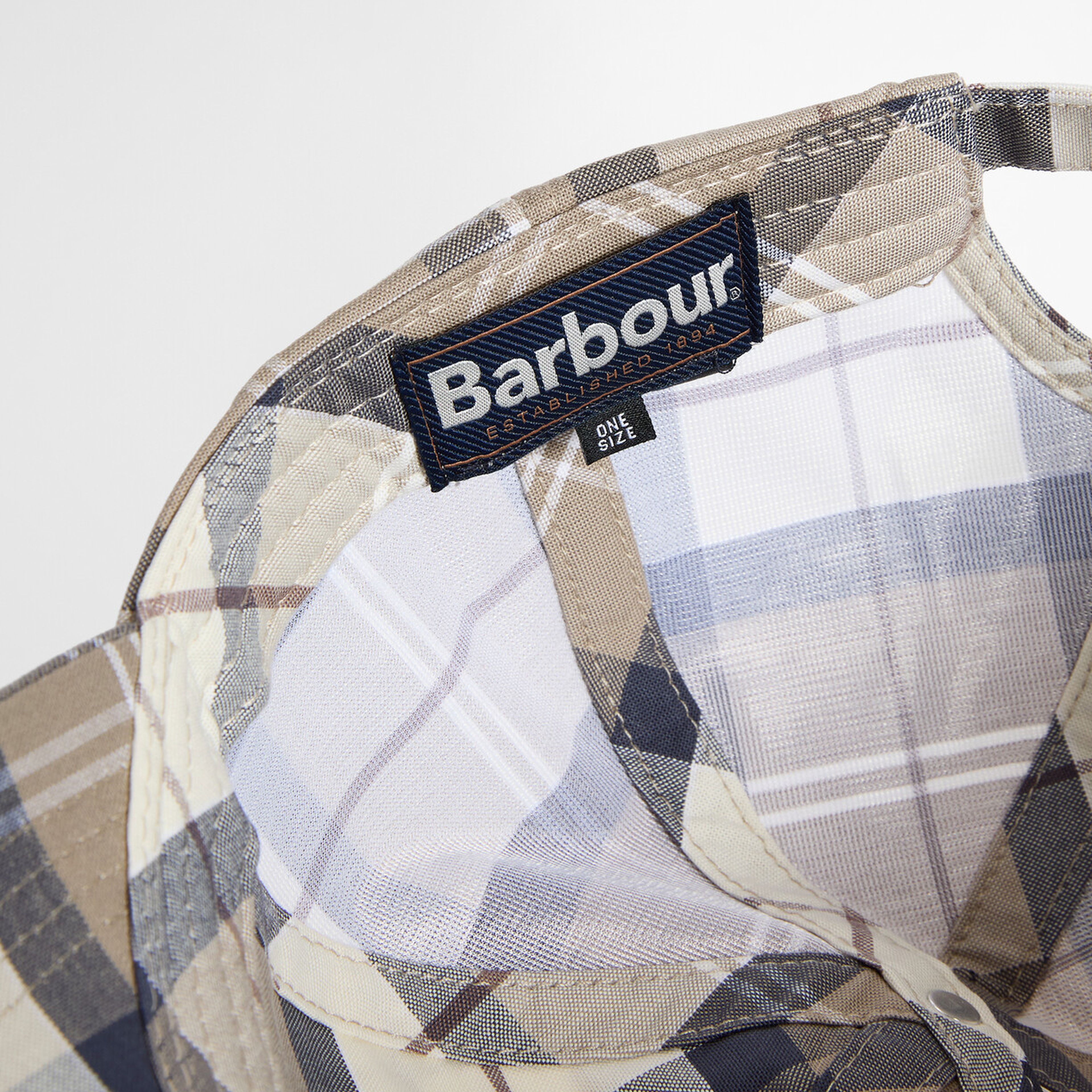 Barbour Tartan Sports Şapka