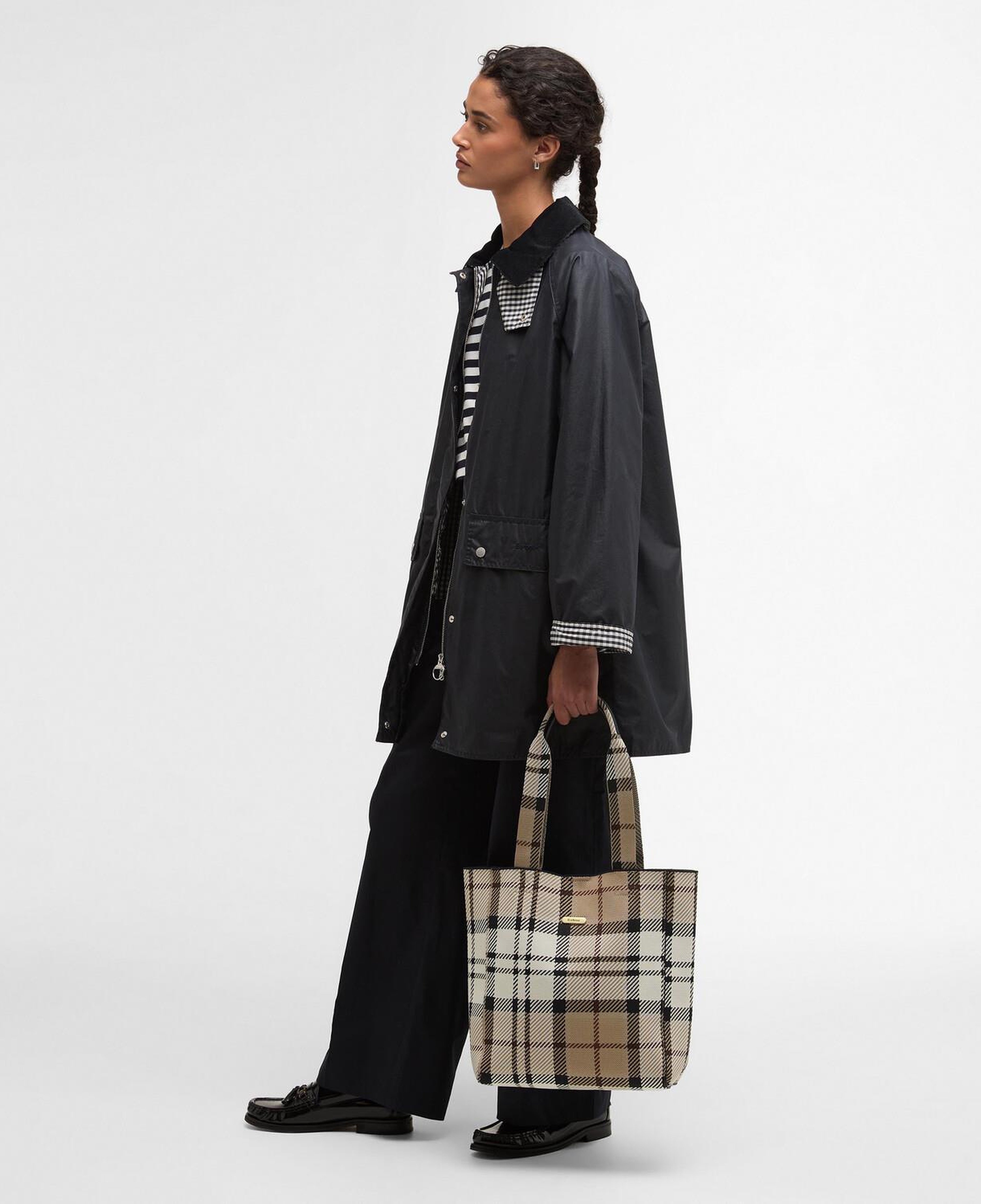 Barbour Layla Tartan Alışveriş Çantası