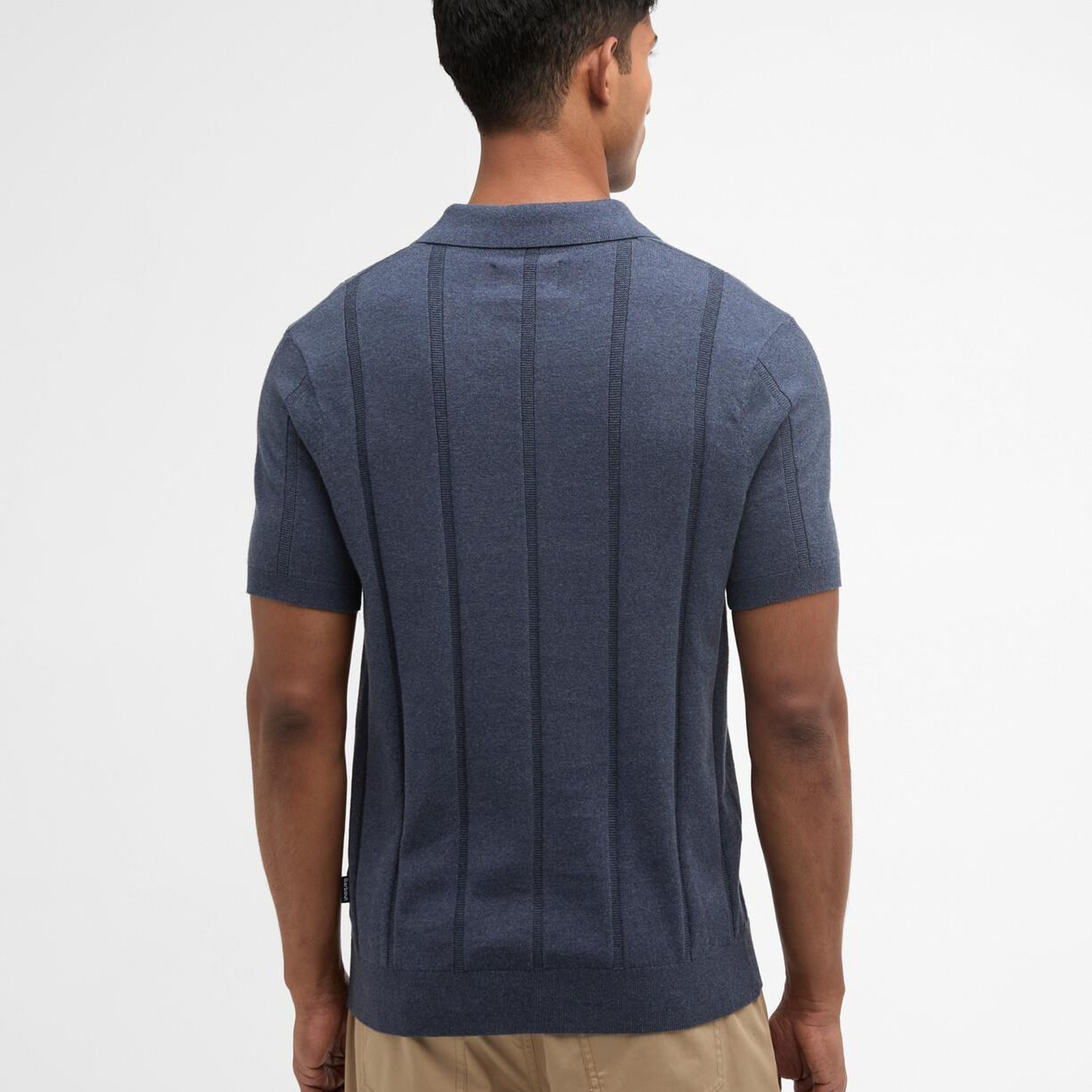 Barbour Wellburn Knitted Triko Polo Yaka