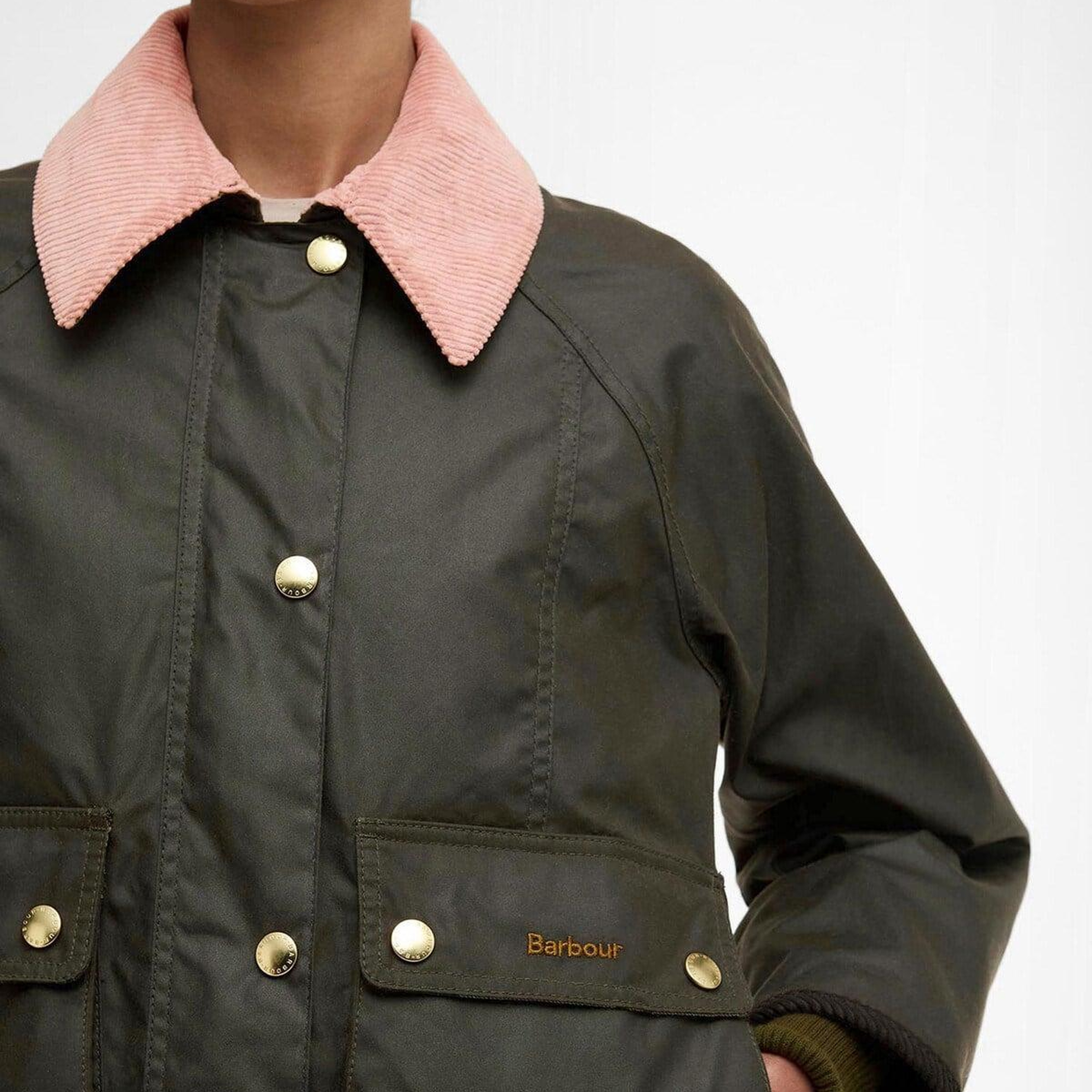 Barbour Cropped Beadnell Yağlı Ceket