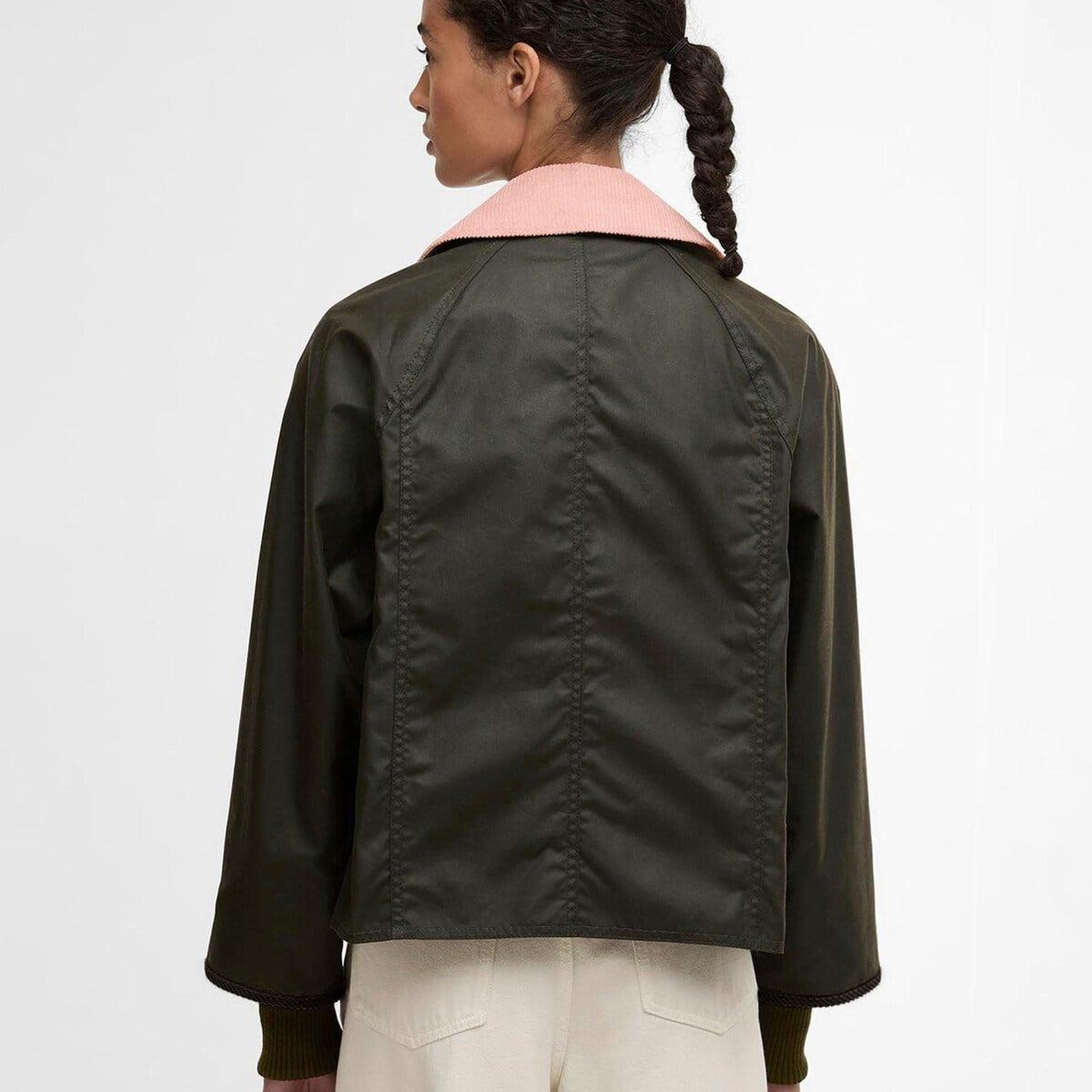 Barbour Cropped Beadnell Yağlı Ceket