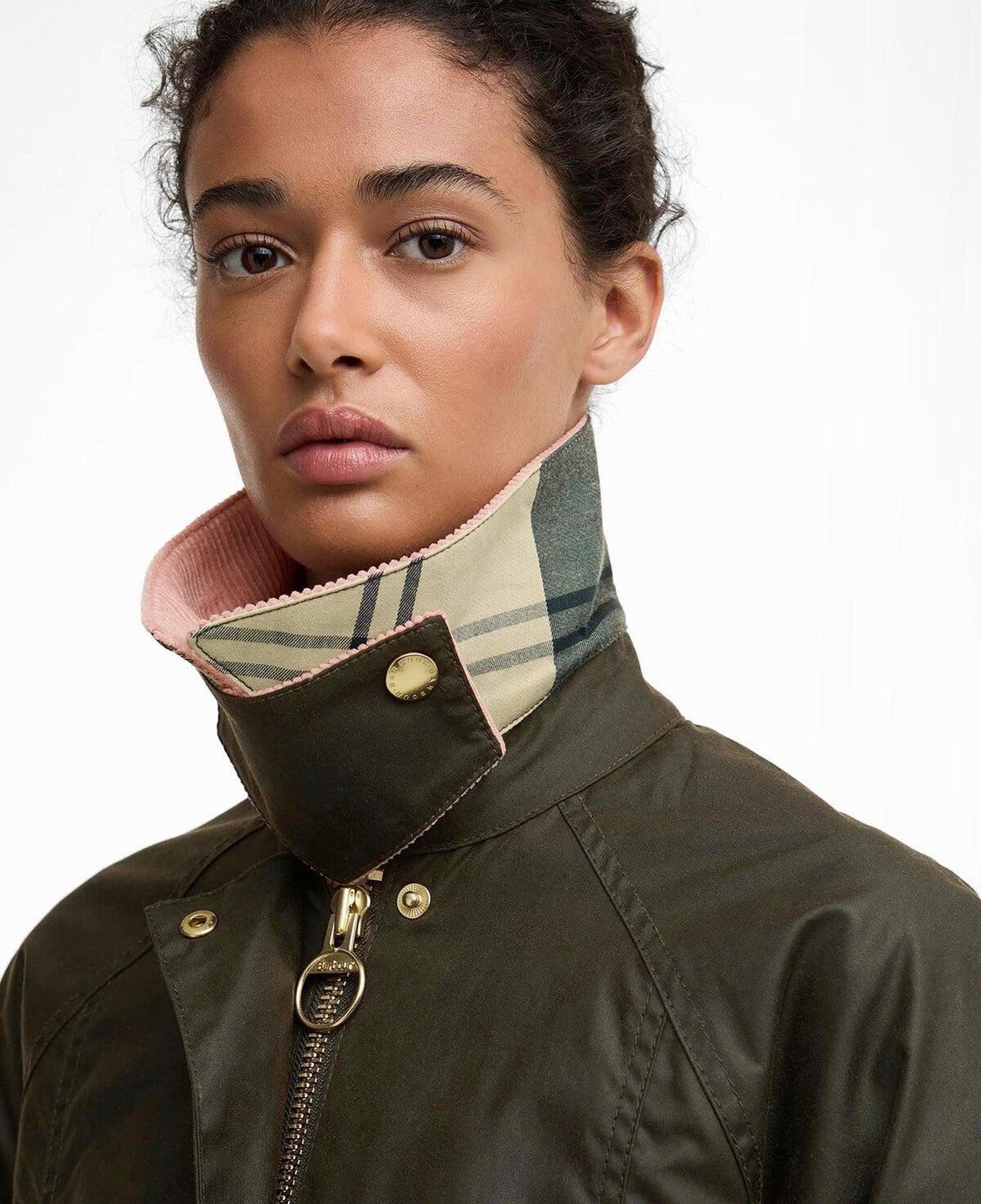 Barbour Cropped Beadnell Yağlı Ceket