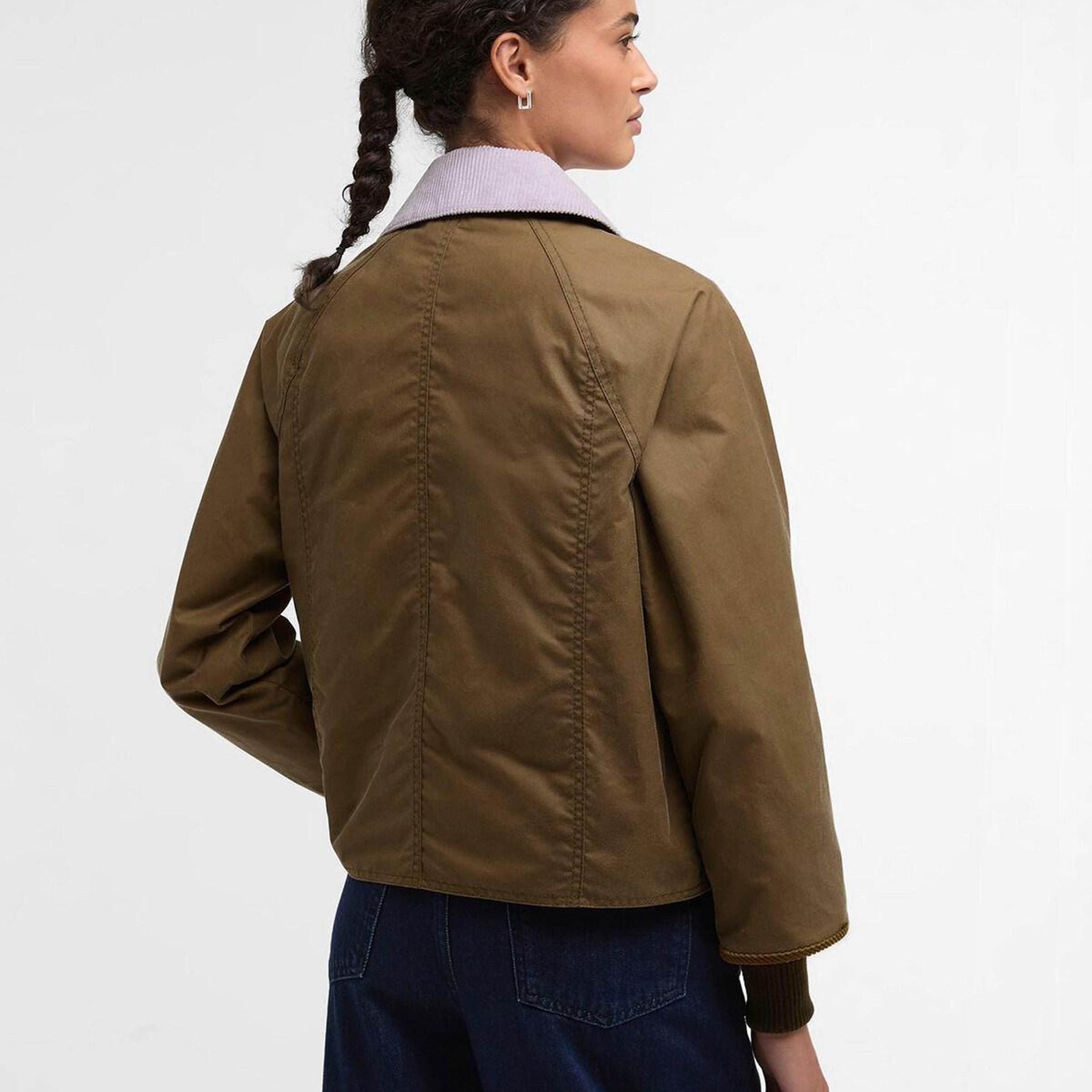 Barbour Cropped Beadnell Yağlı Ceket