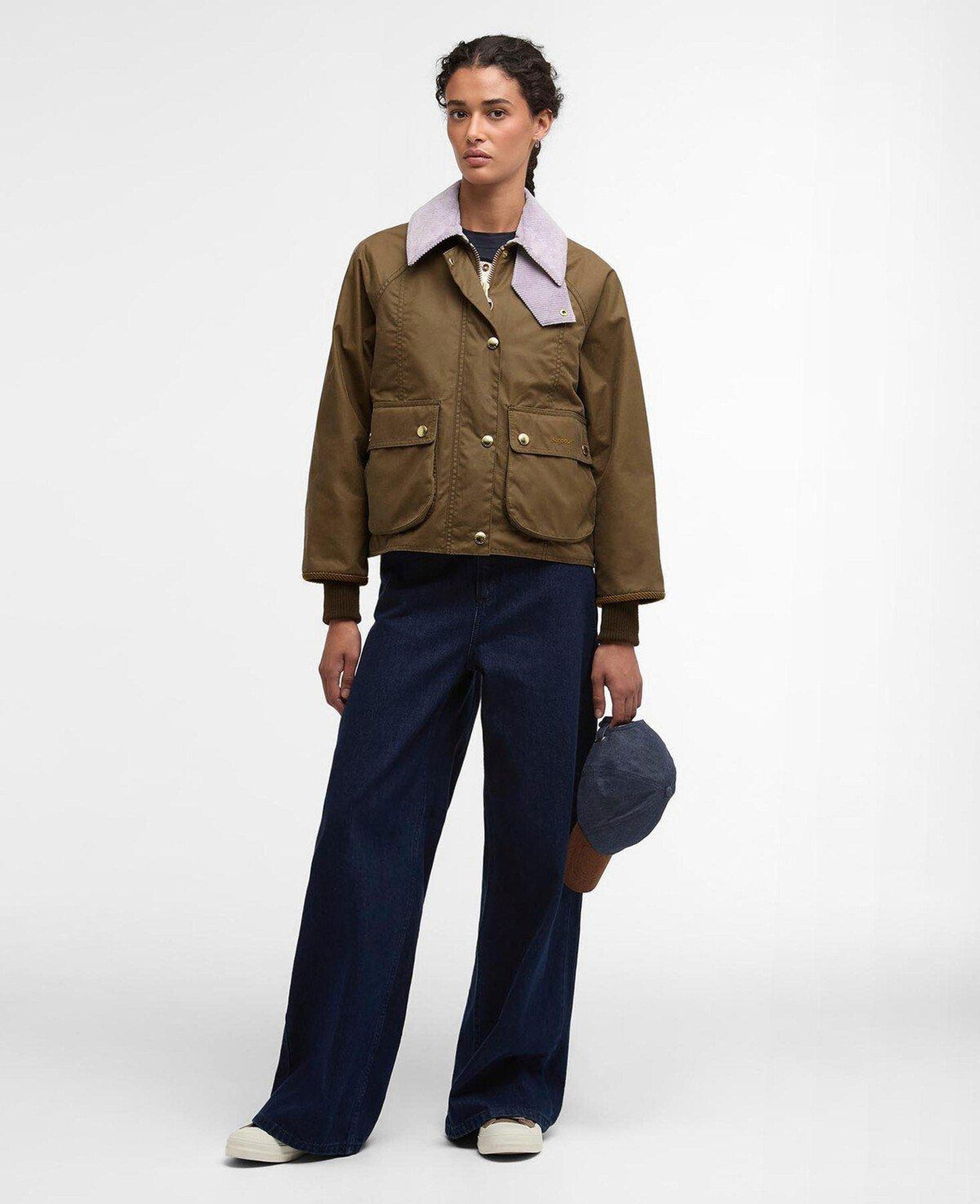 Barbour Cropped Beadnell Yağlı Ceket