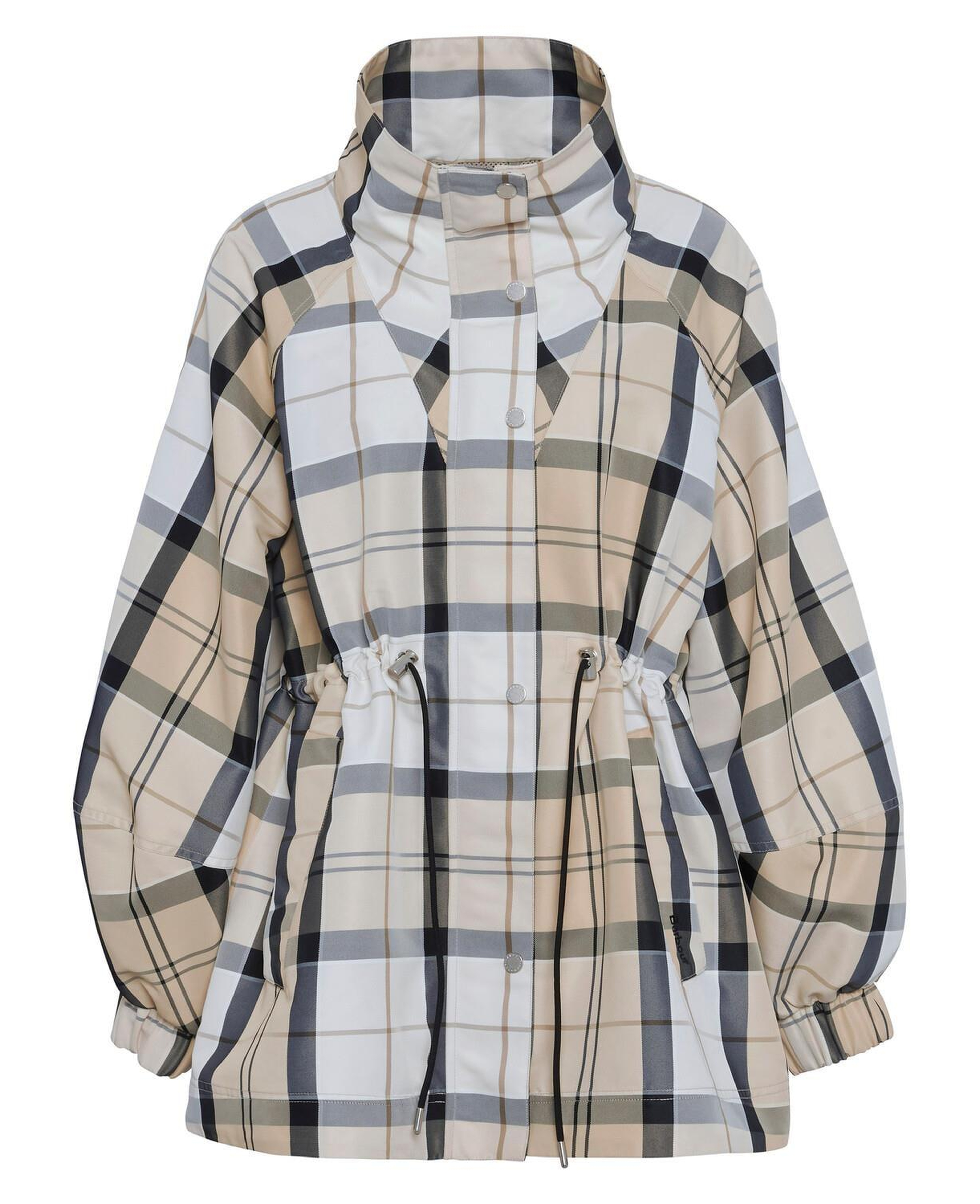 Barbour Suri Checked Showerproof Ceket