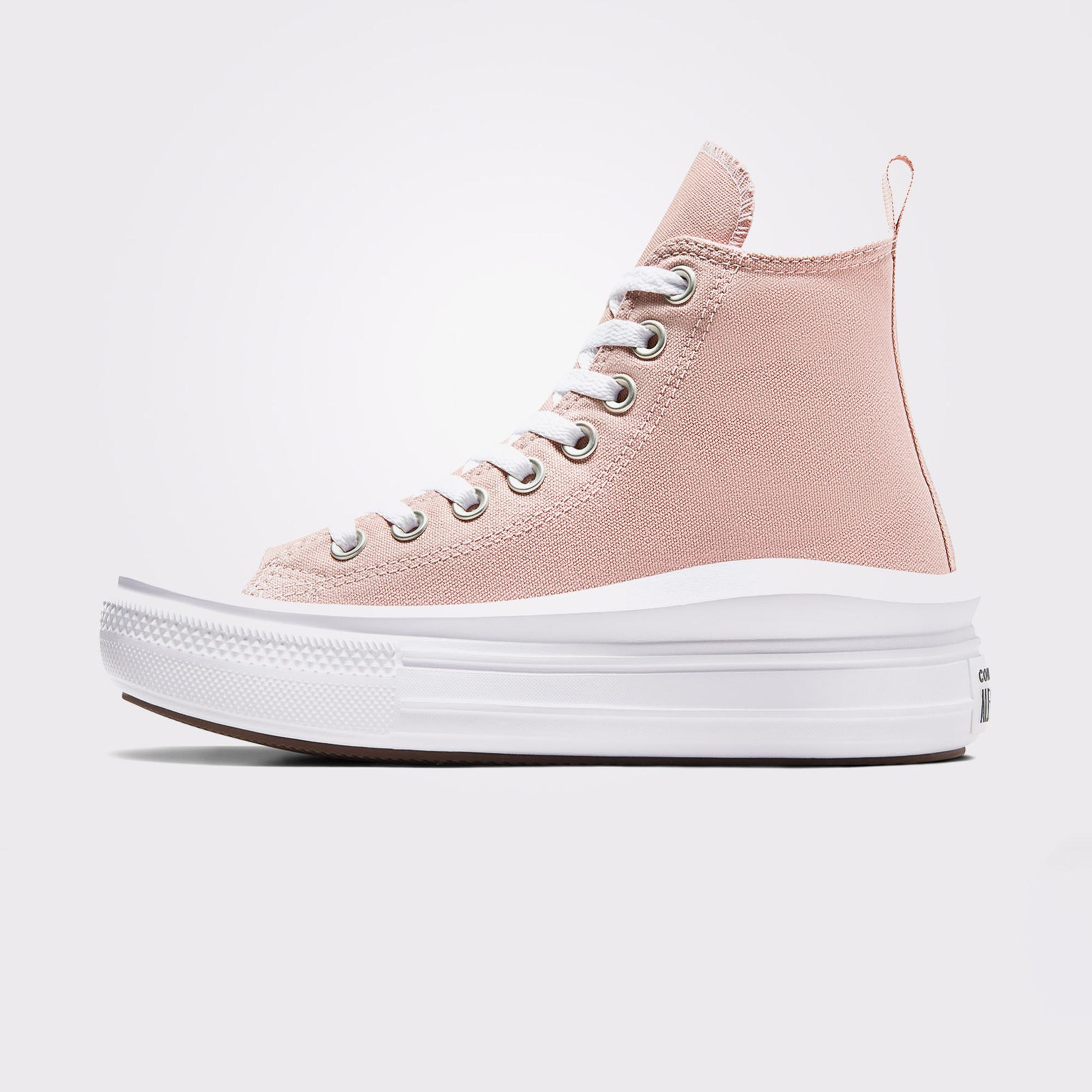 Converse Chuck Taylor All Star Move Genç Pembe Platform Sneaker