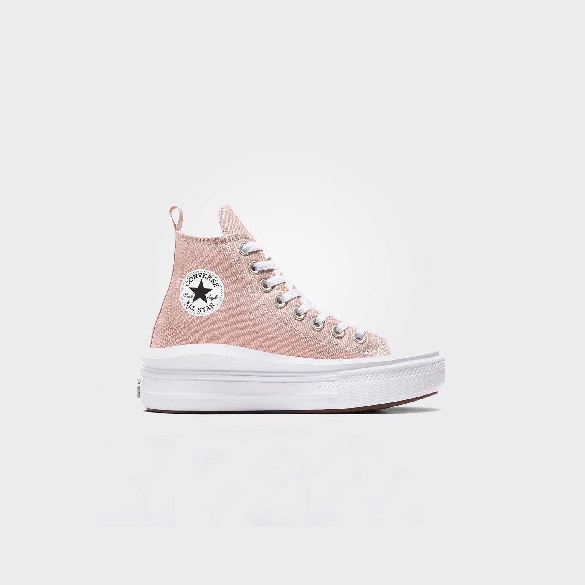 Converse Chuck Taylor All Star Move Genç Pembe Platform Sneaker