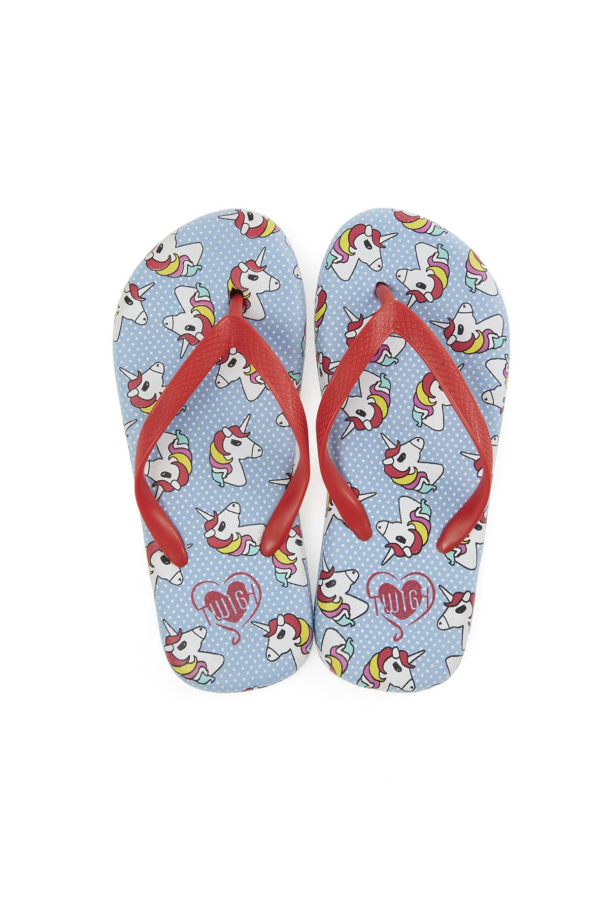 Işık Çocuk Terlik Mavi 30/35