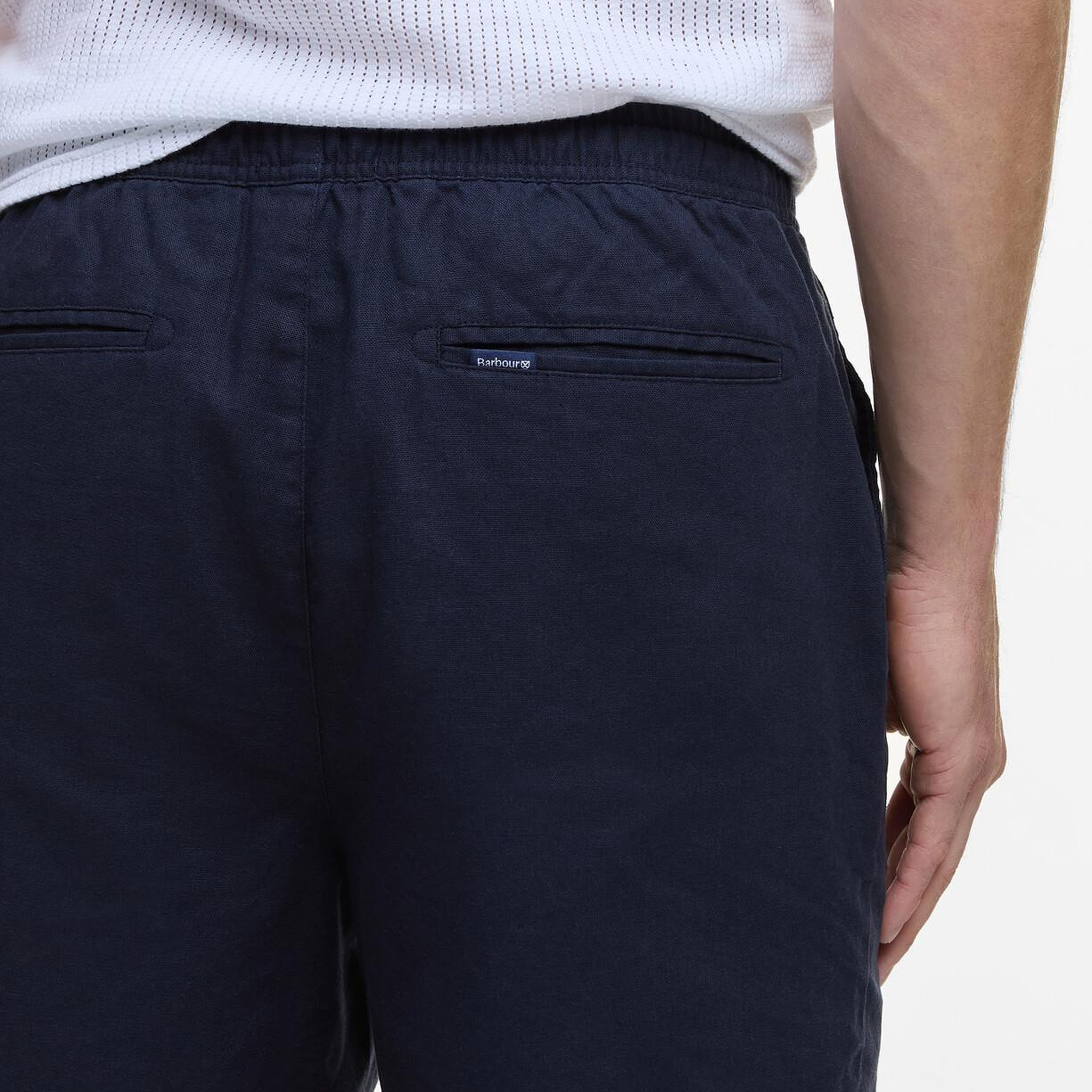 Barbour Cotton Linen Relaxed Şort