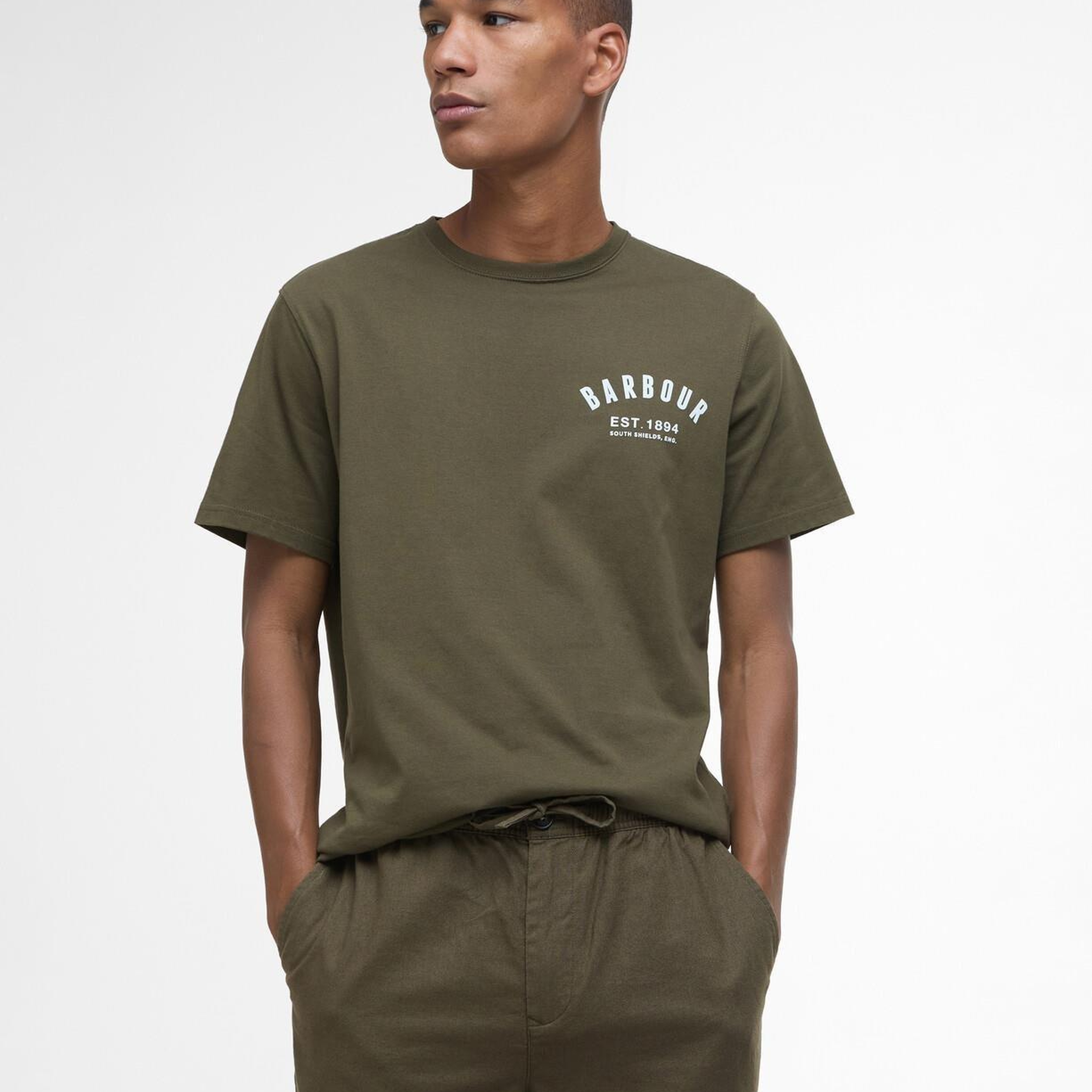 Barbour Cotton Linen Relaxed Şort