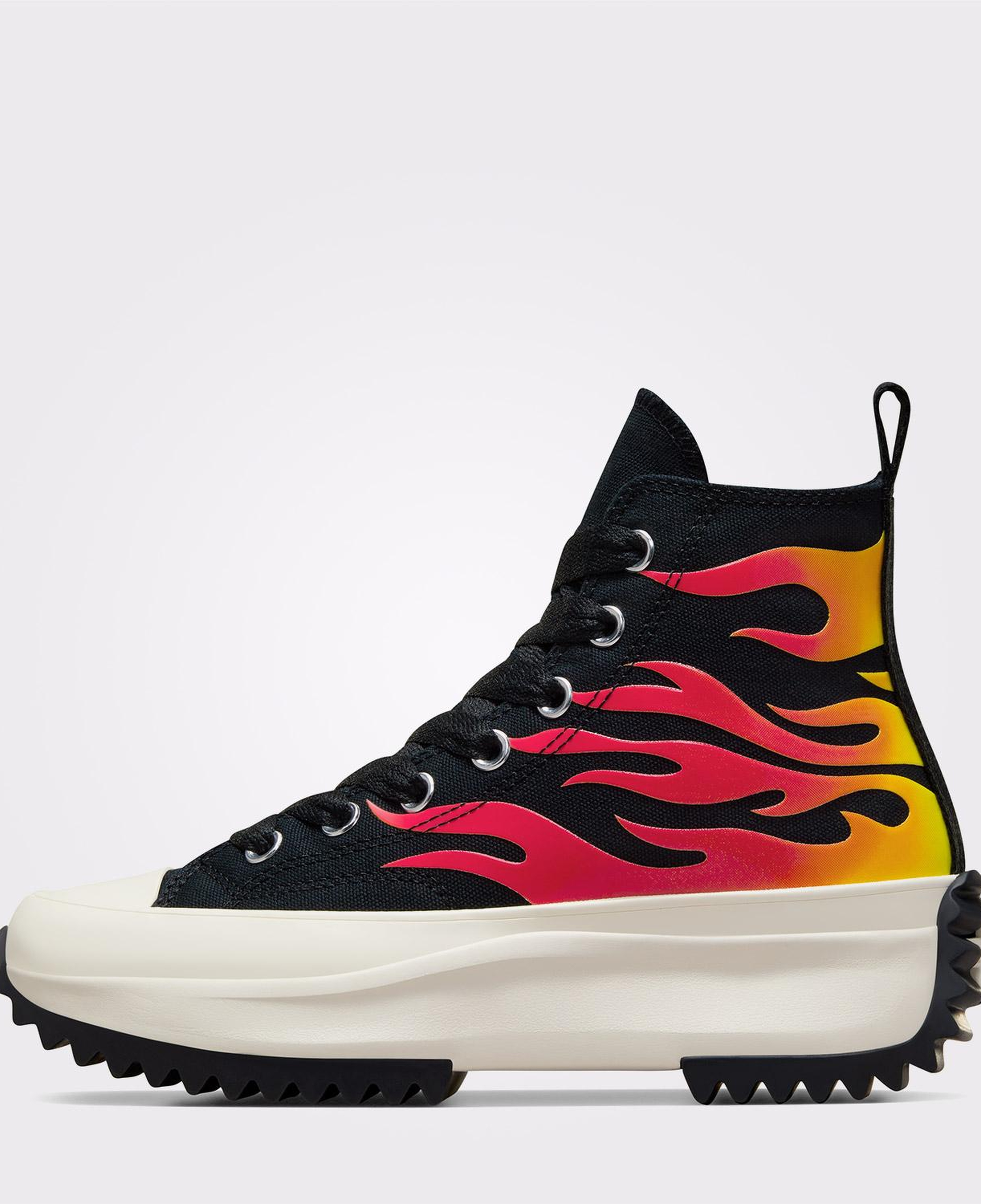 Converse Run Star Hike Unisex Siyah Platform Sneaker