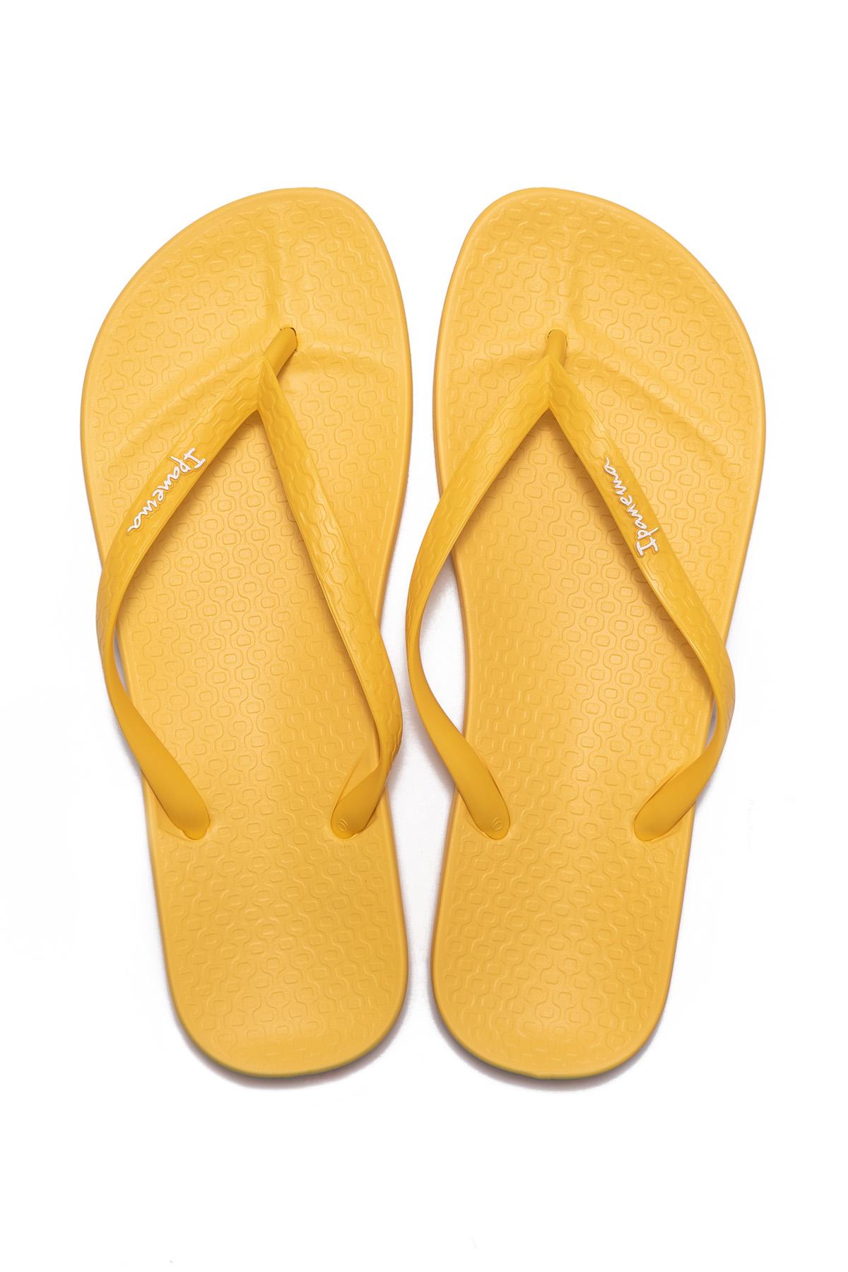 Anatomik Kadın Parmak Arası Terlik Sarı 35/42