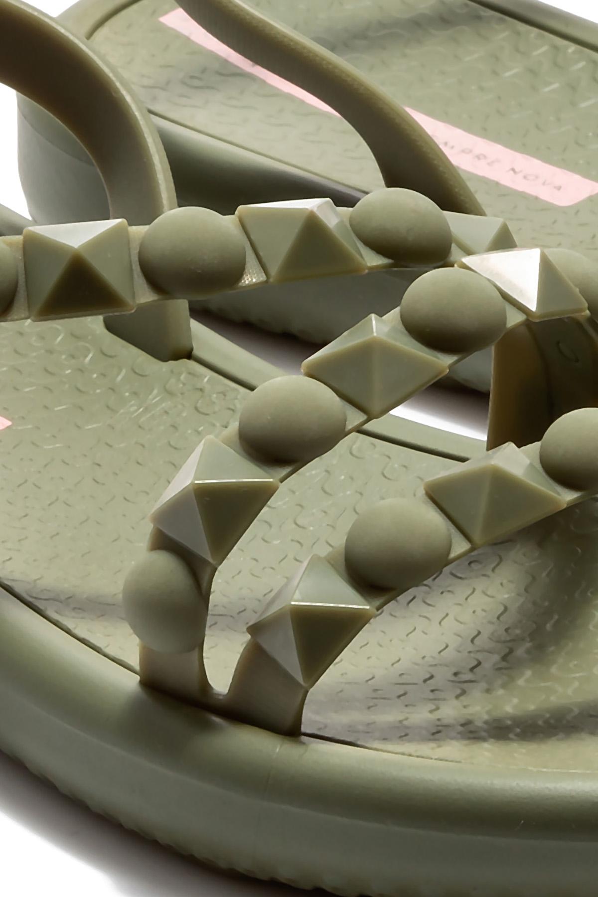 Meu Sol Flatform Kadın Sandalet Yeşil 35/42