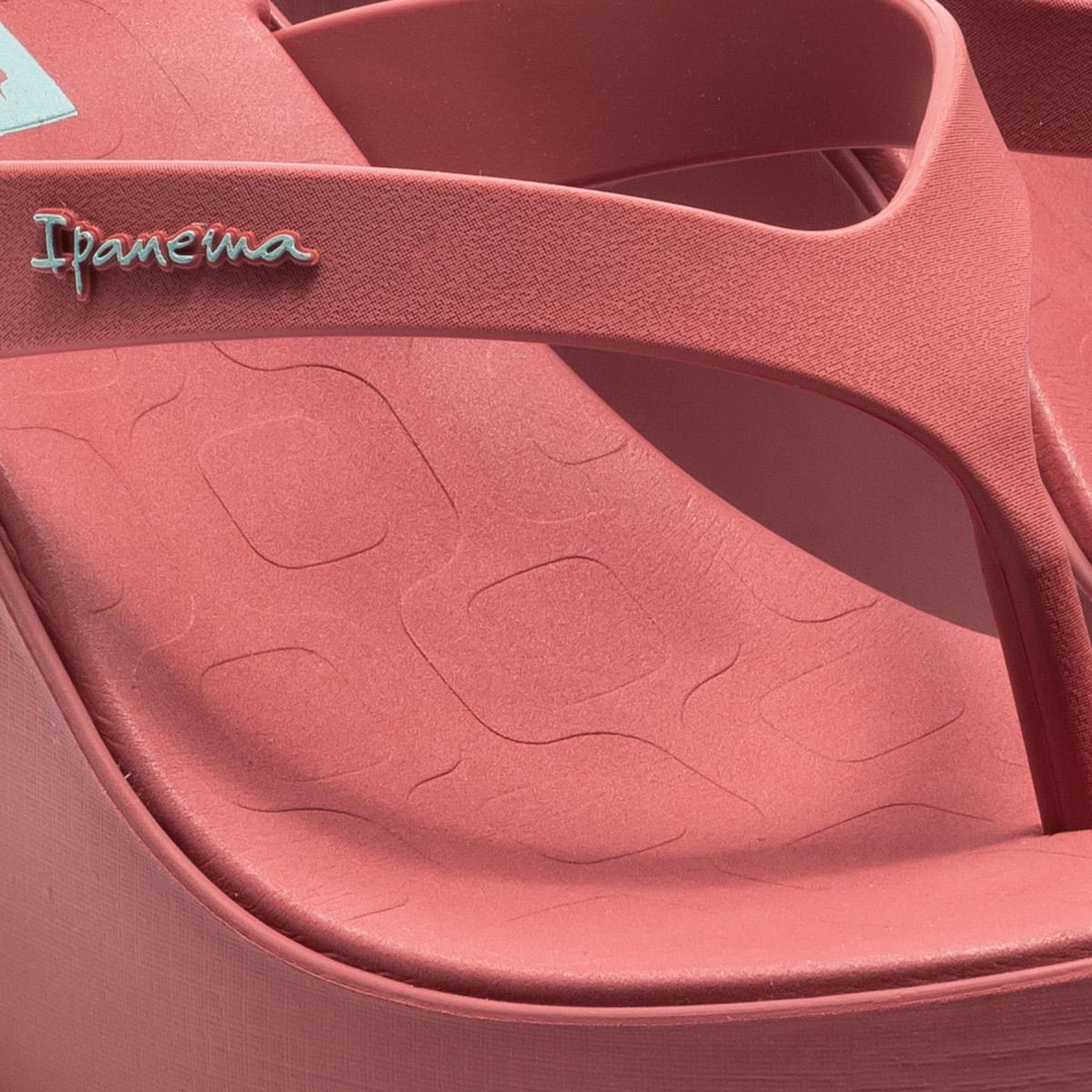 High Fashion Thong Topuklu Kadın Parmak Arası Terlik Pudra 35/40