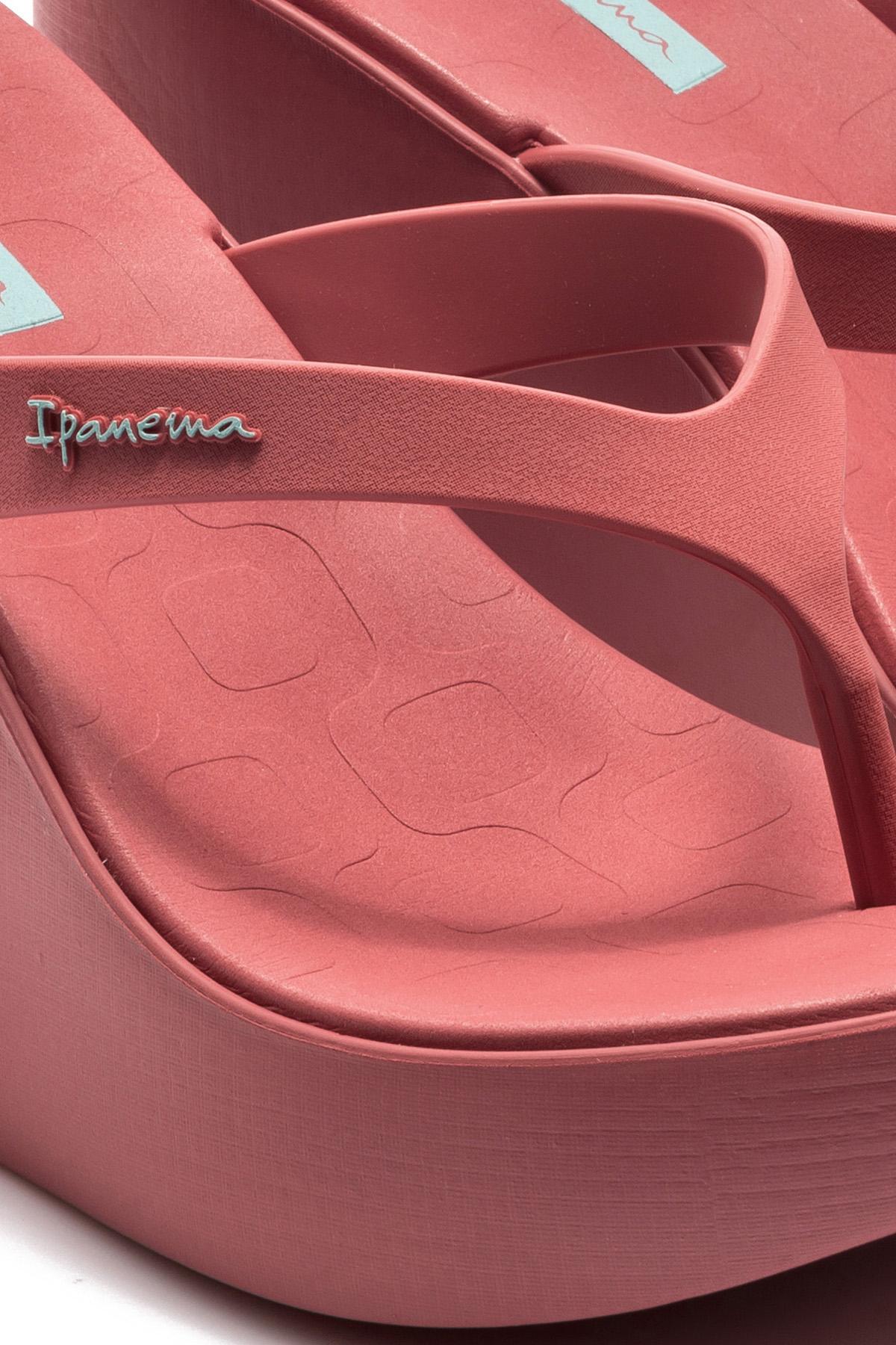 High Fashion Thong Topuklu Kadın Parmak Arası Terlik Pudra 35/40