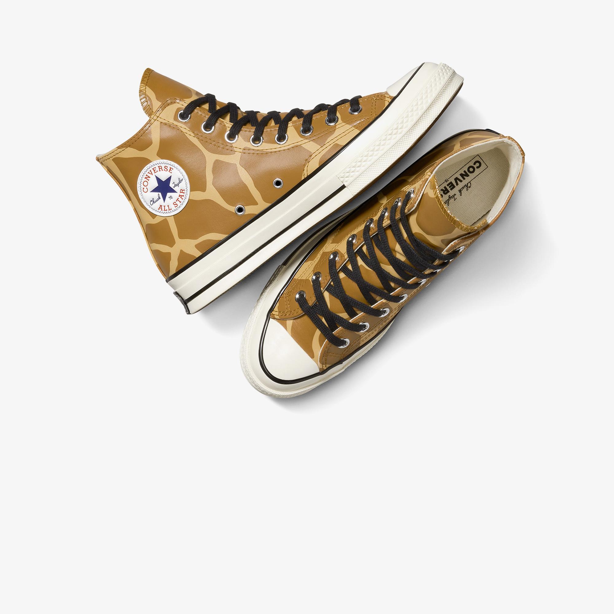 Converse Chuck 70 Giraffe Print Unisex Kahverengi Sneaker