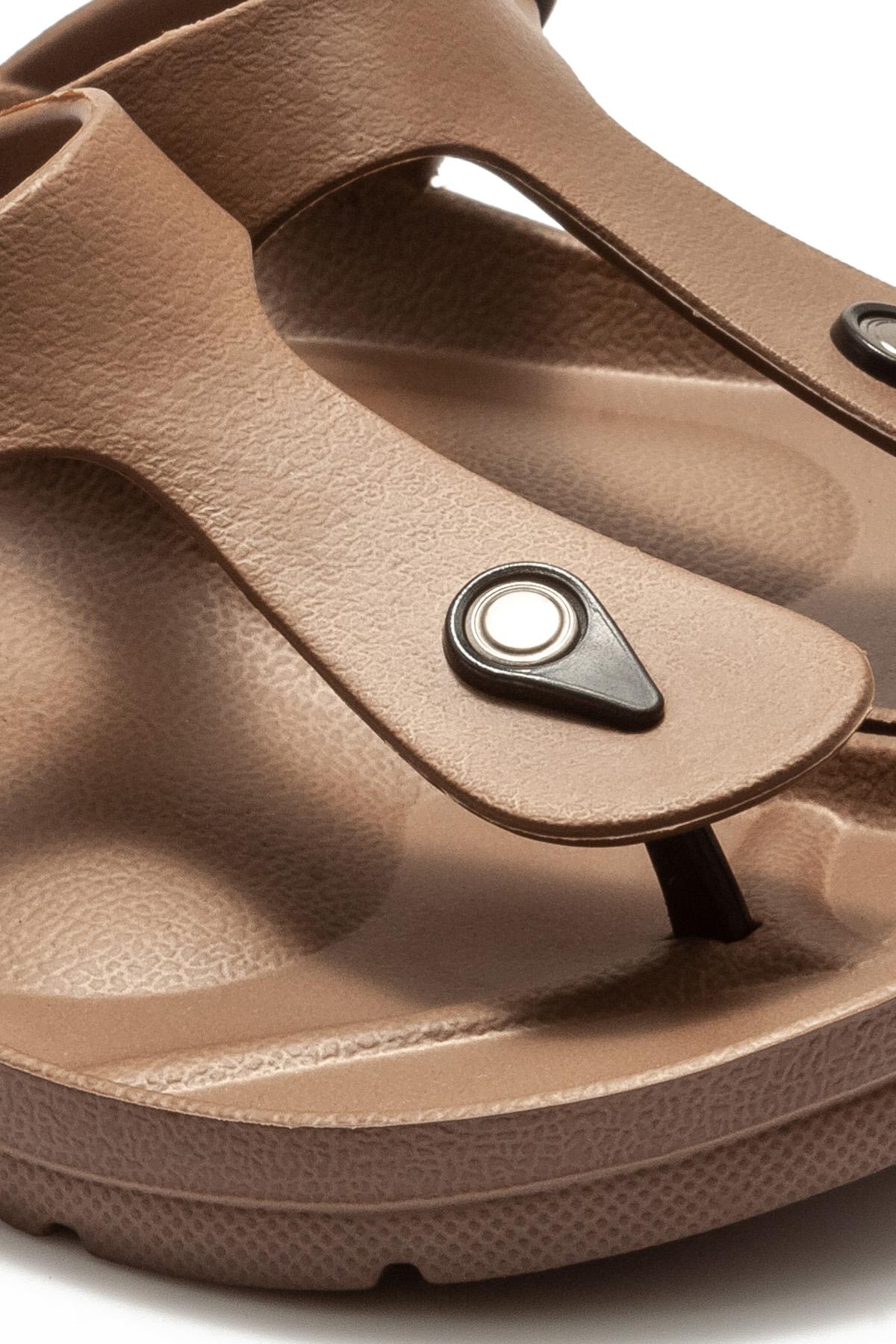 Jude Kadın Parmak Arası Terlik Kahverengi 37/41