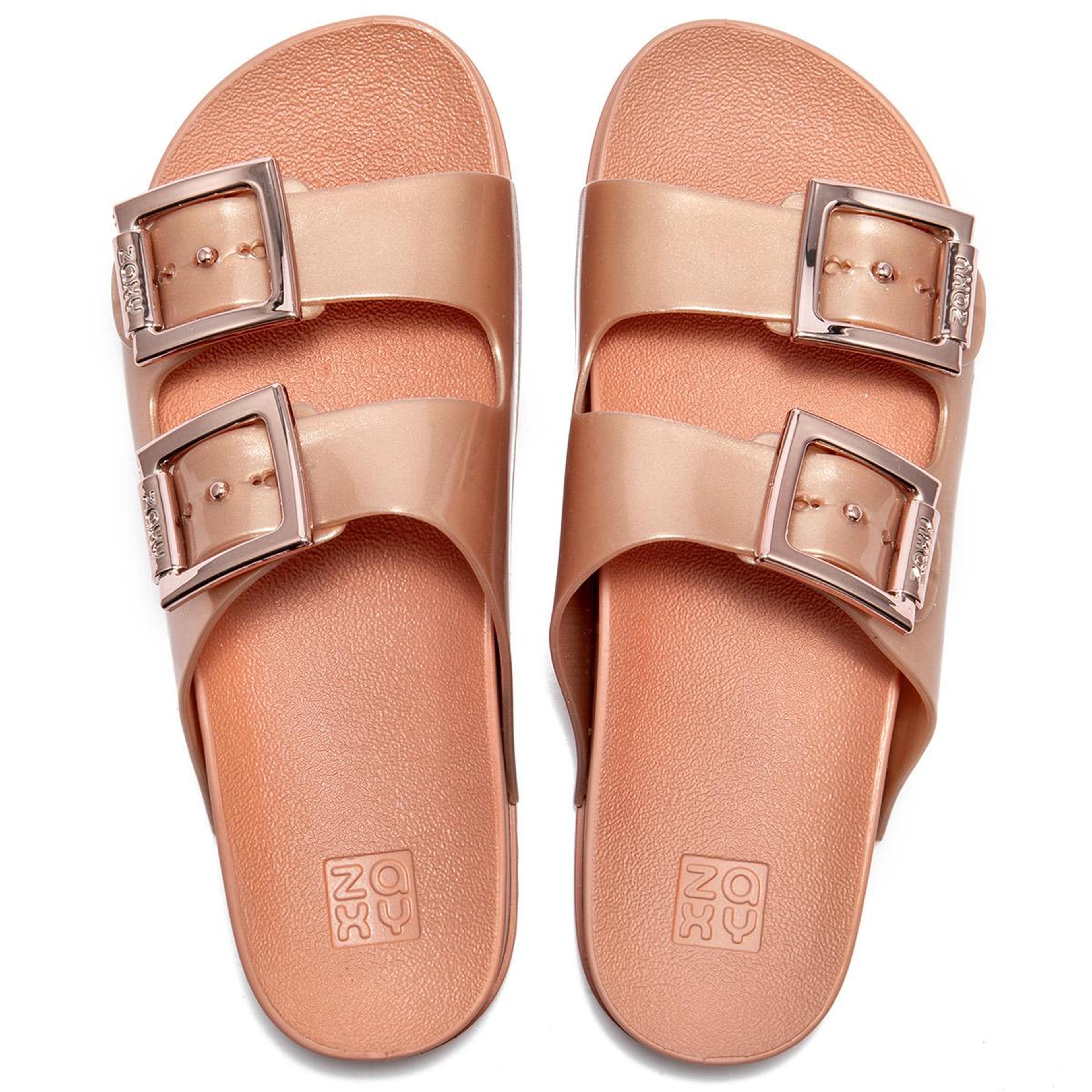 Partner Çift Bantlı Kadın Terlik Pudra 35/42