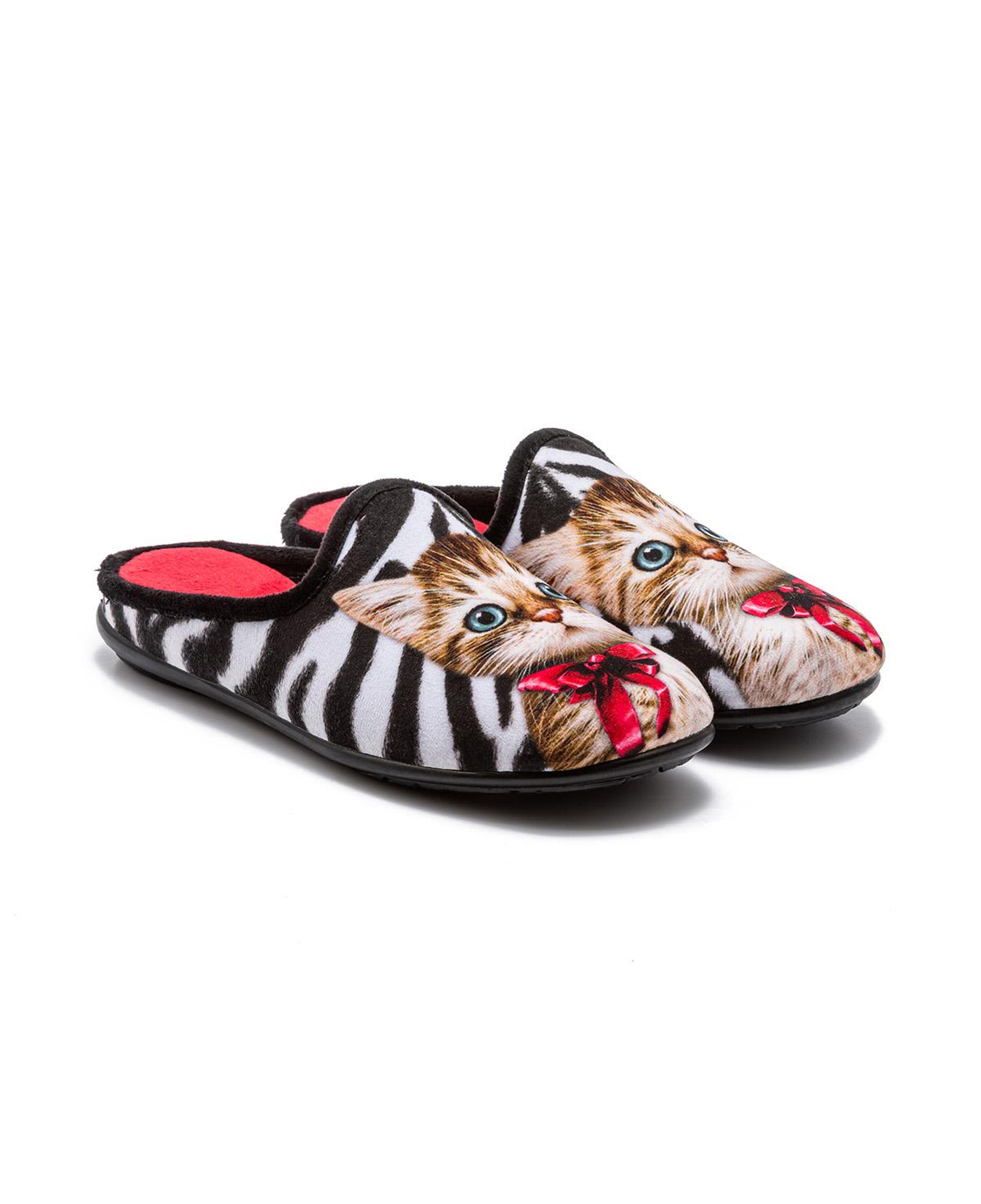 Hera Kadın Ev Terliği Siyah-Beyaz 37/41