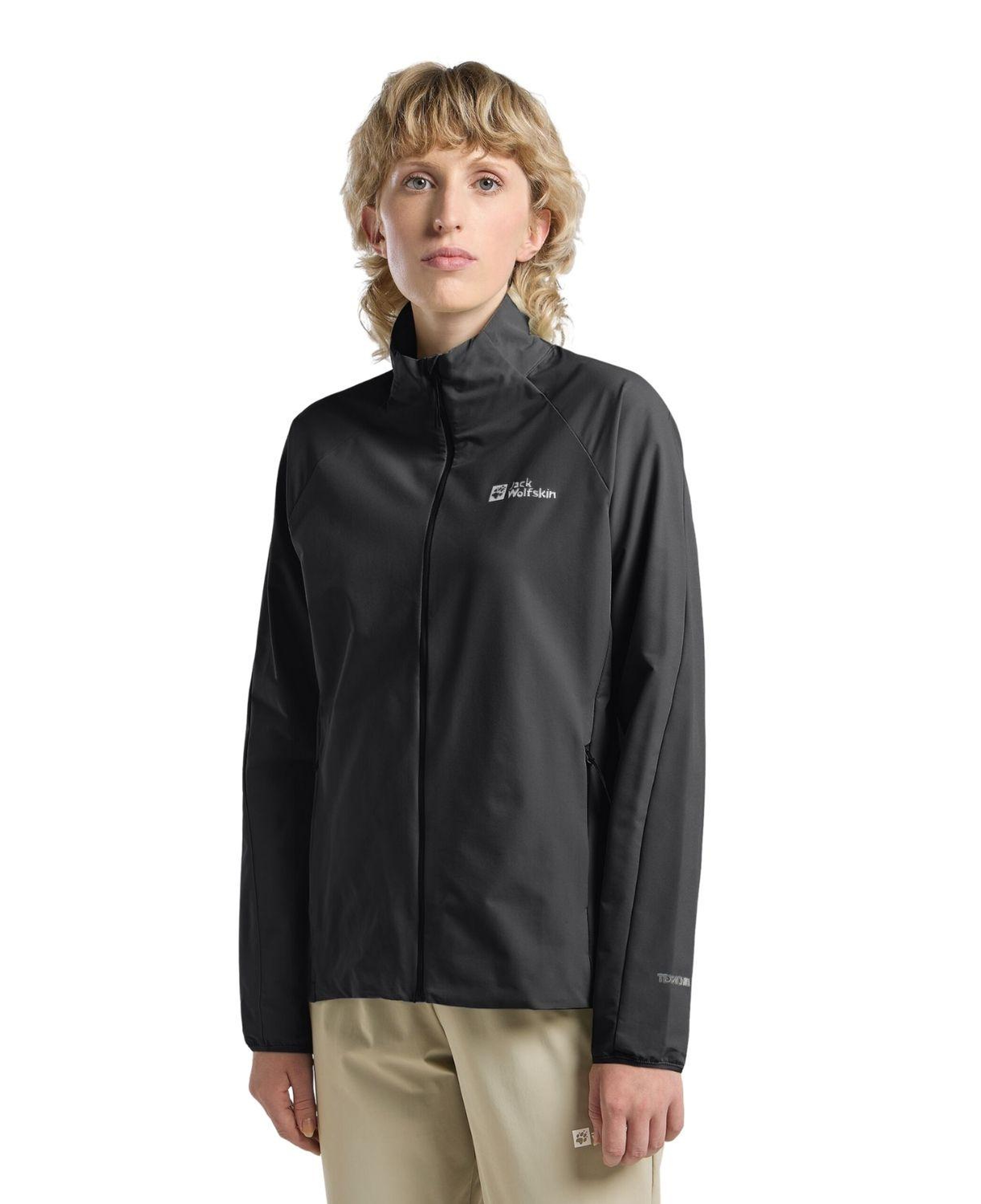 Jack Wolfskin Prelight Stride Kadın Siyah Outdoor Ceketi