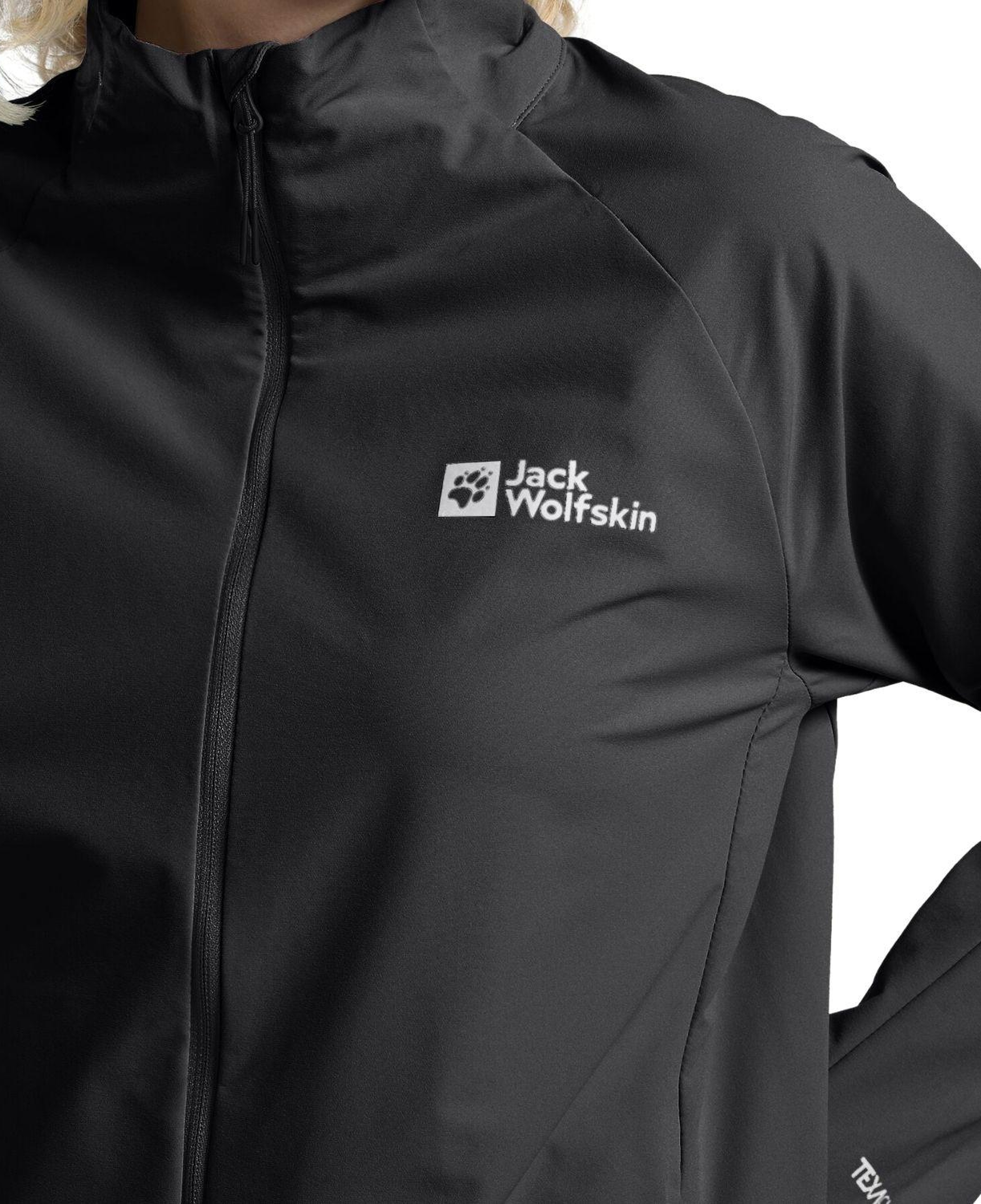 Jack Wolfskin Prelight Stride Kadın Siyah Outdoor Ceketi