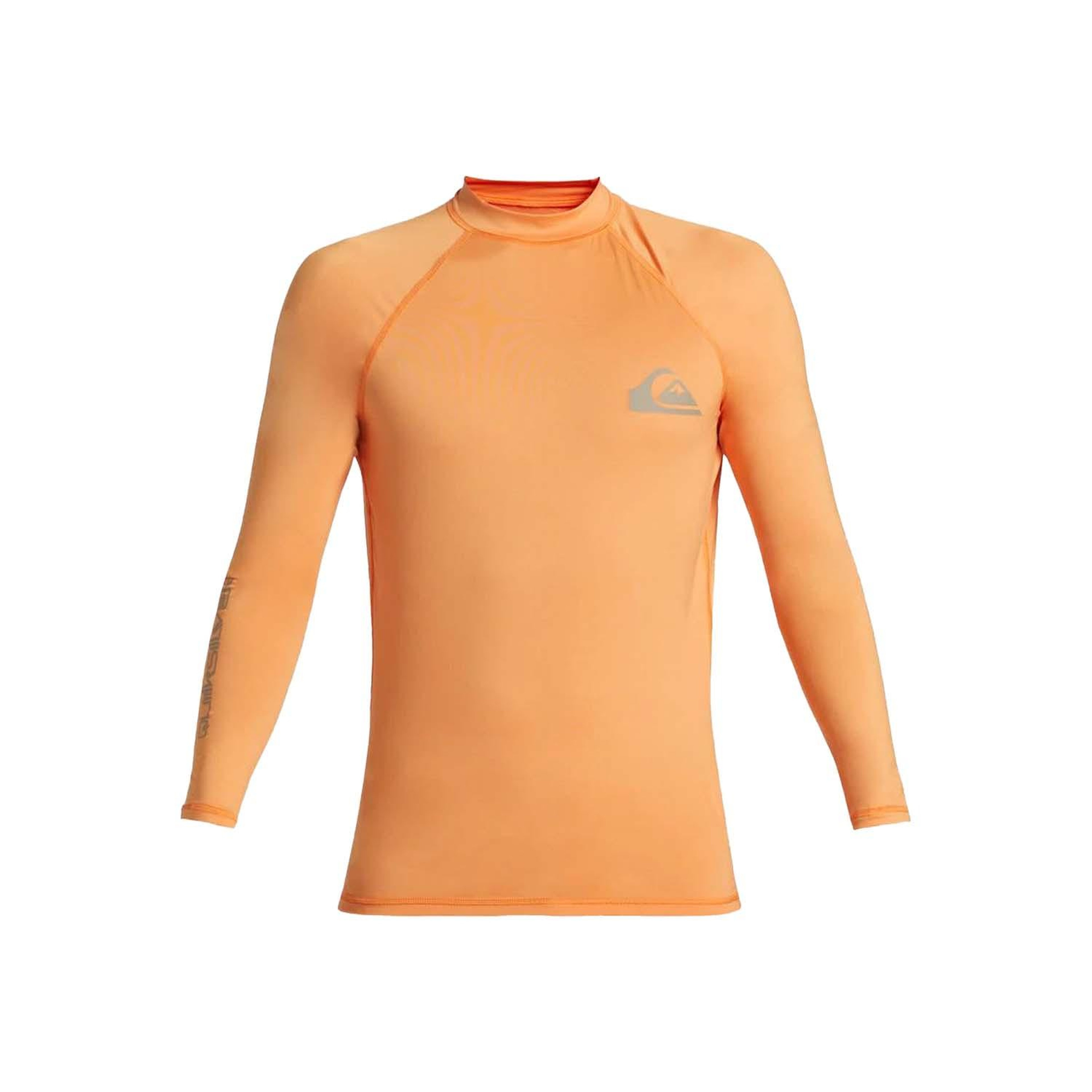 Quiksilver Everyday Upf50 Ls Erkek Turuncu Likra