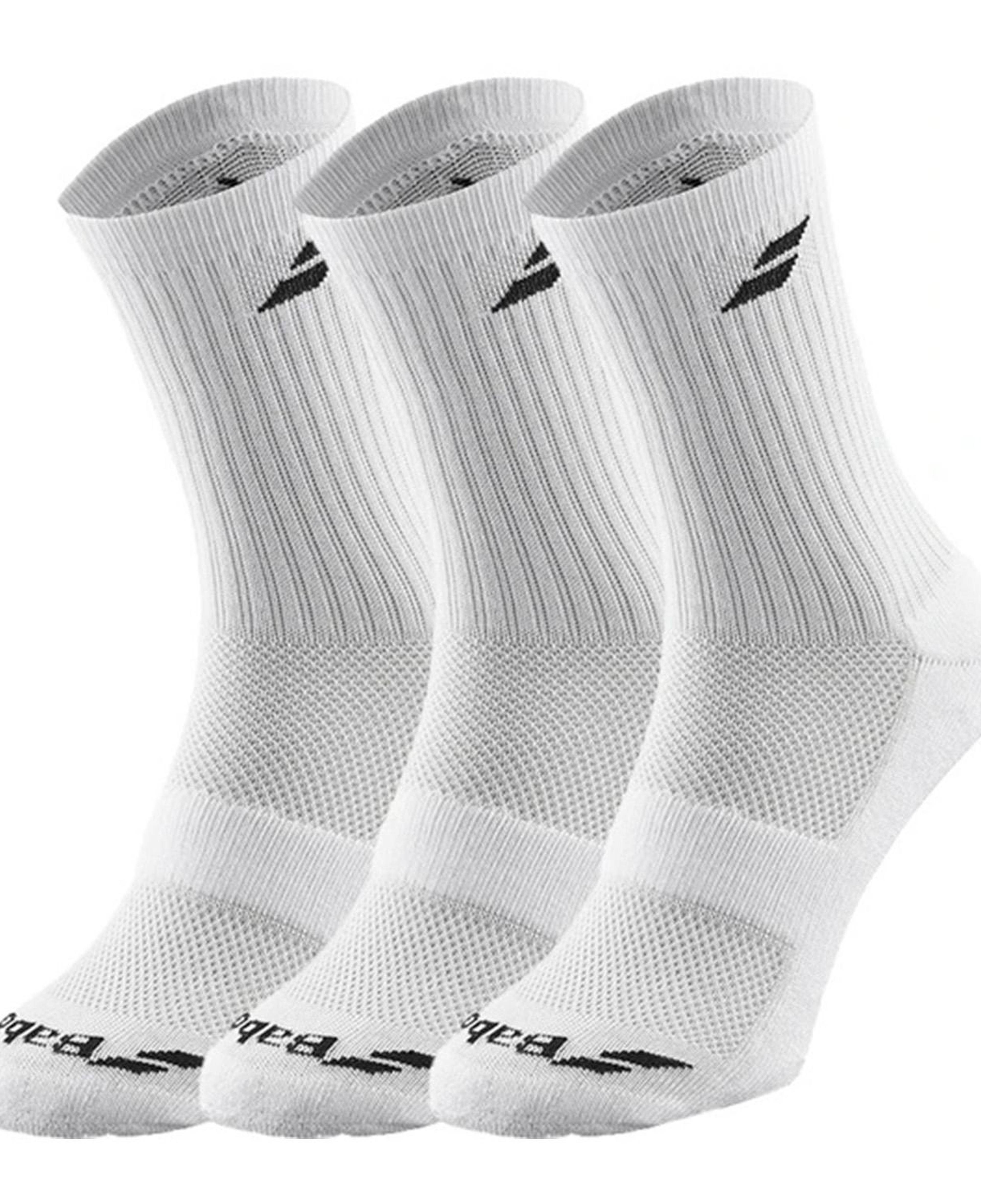 Babolat 3 Pairs Pack Kadın Beyaz Çorap