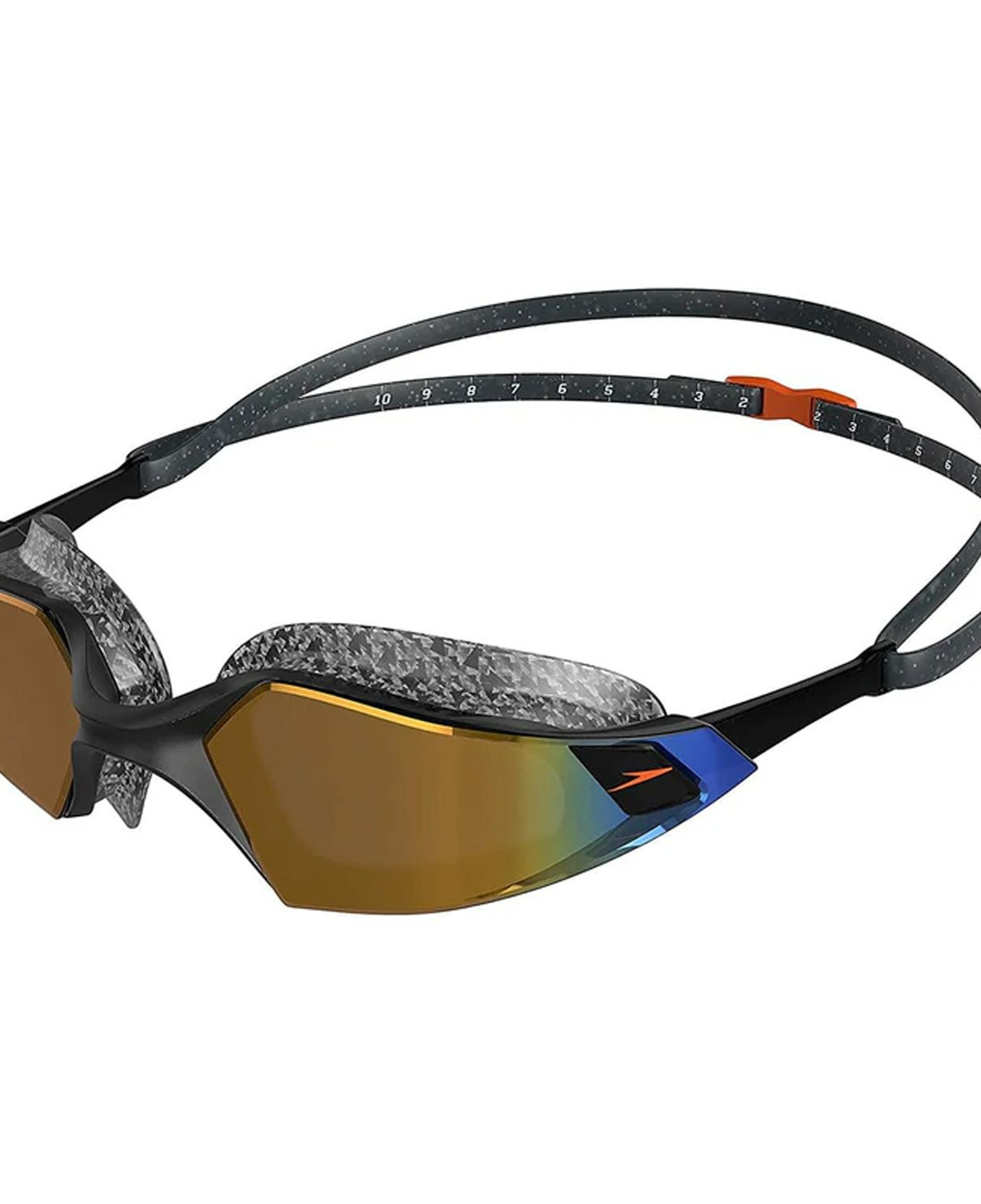 Speedo Aquapulse Pro Mirror Gog Au Black/gold Unisex Siyah Yüzücü Gözlüğü