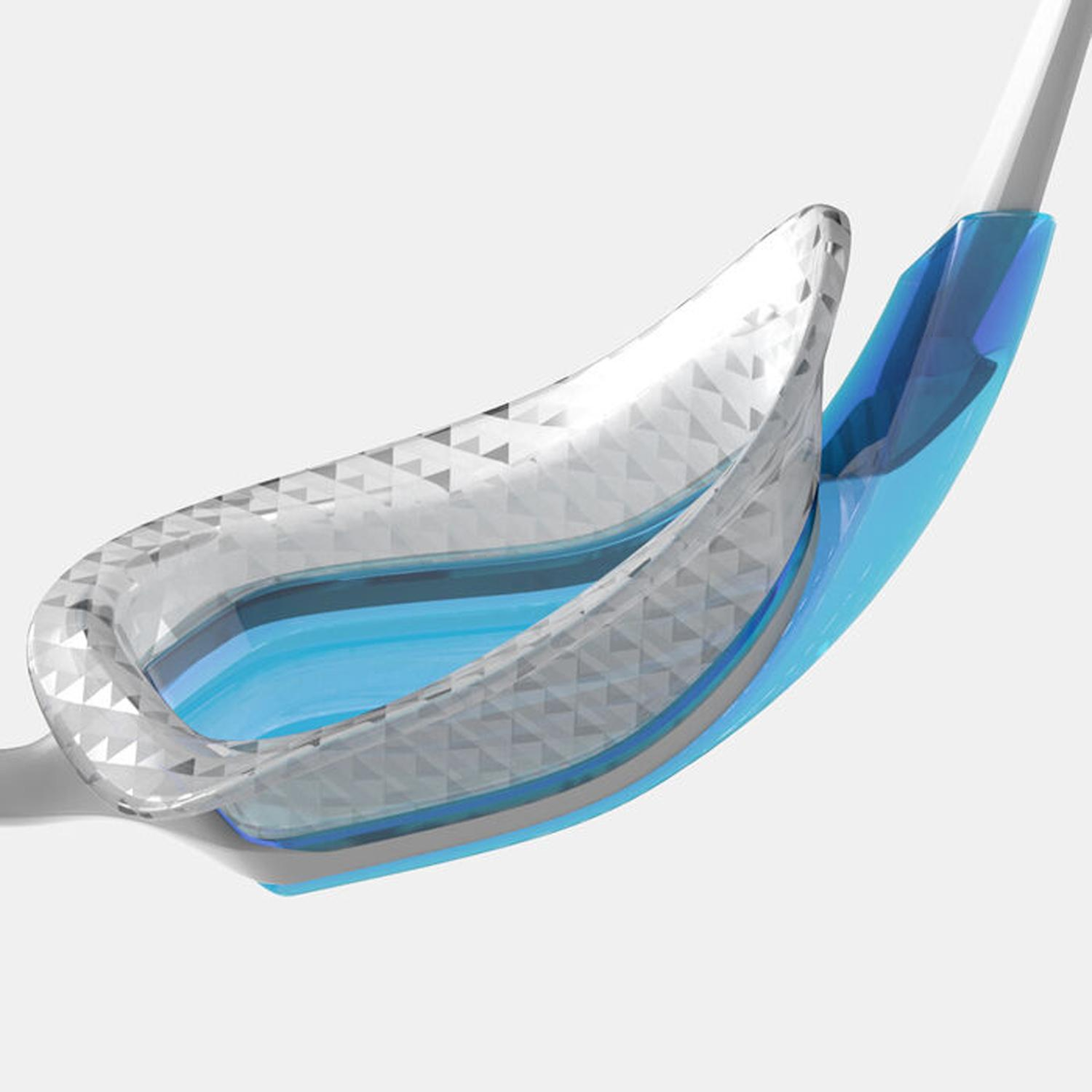 Speedo Aquapulse Pro Gog Au Wht/blu Unisex Yüzücü Gözlüğü