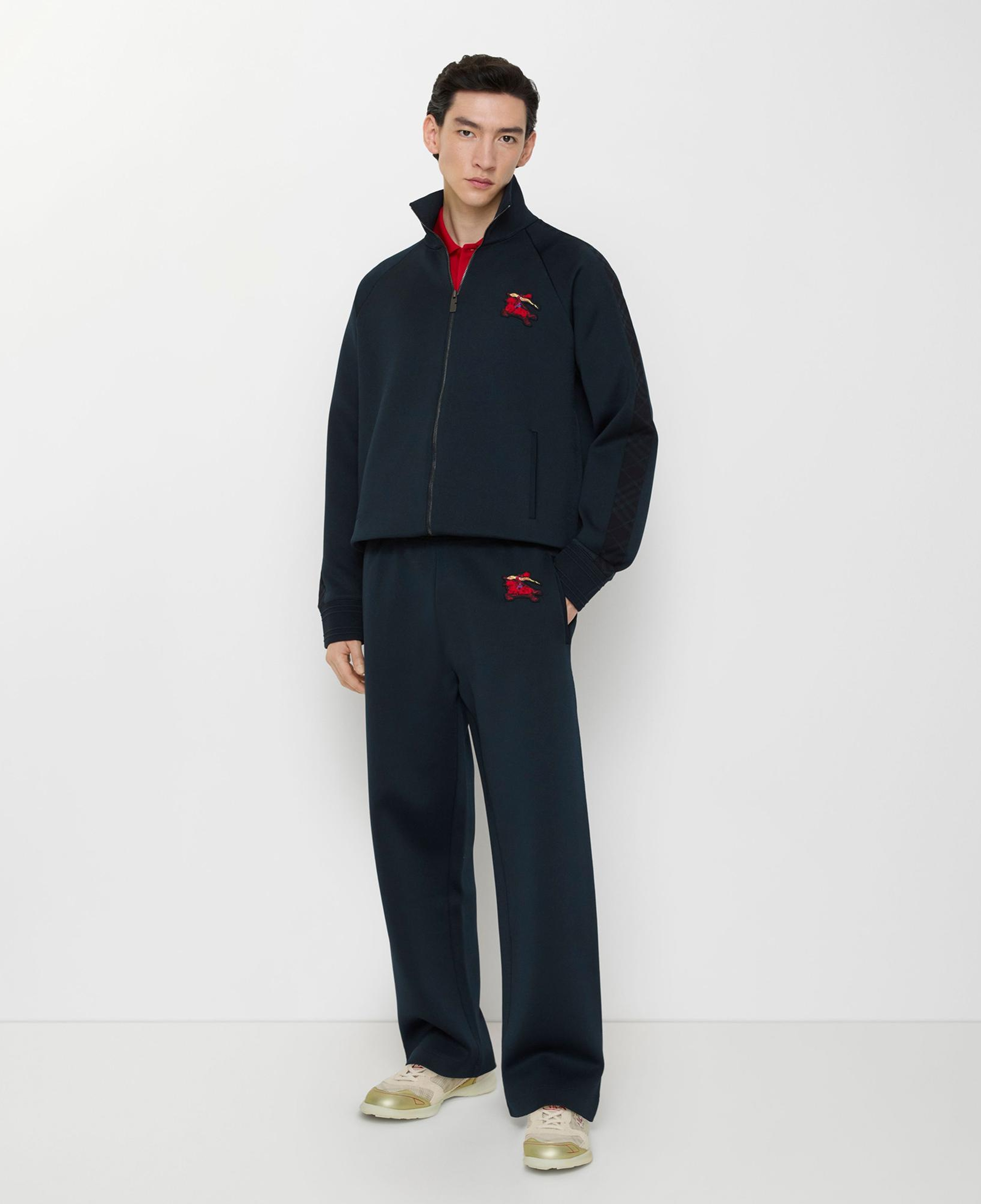 Burberry Ekd Viscose Blend Track Erkek Lacivert Eşofman Altı