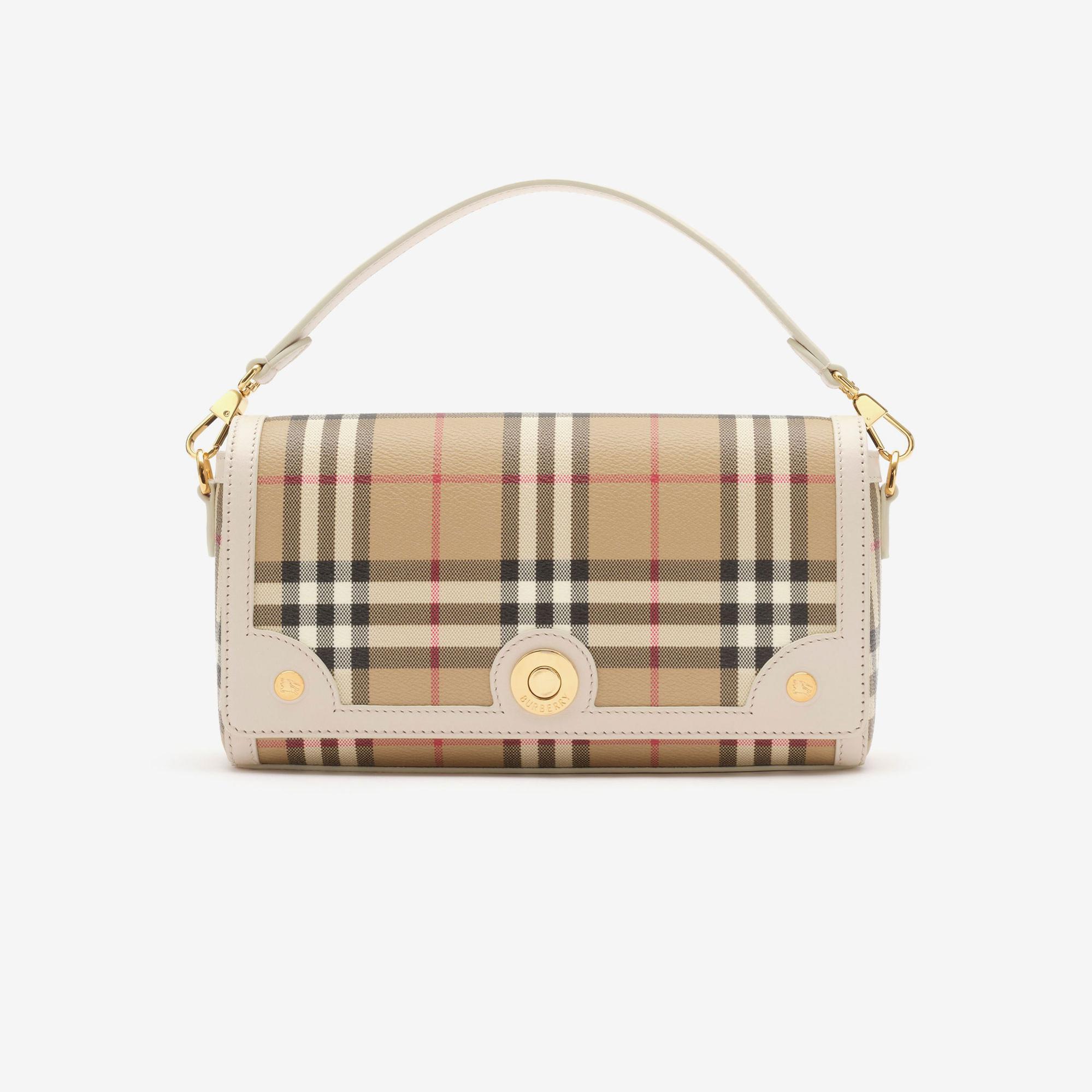 Burberry Top Handle Note Kadın Bej El Çantası