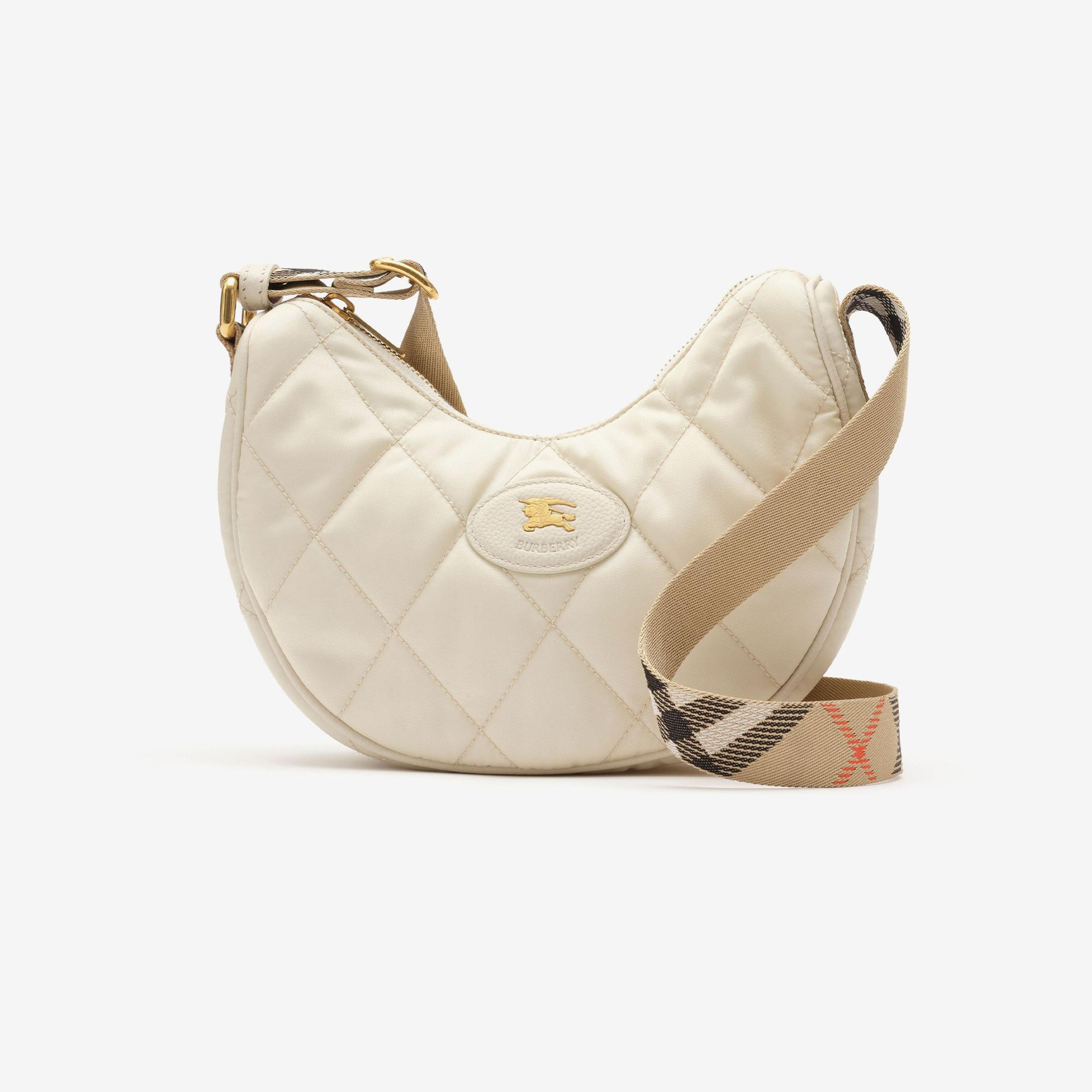 Burberry Horseshoe Kadın Krem El Çantası
