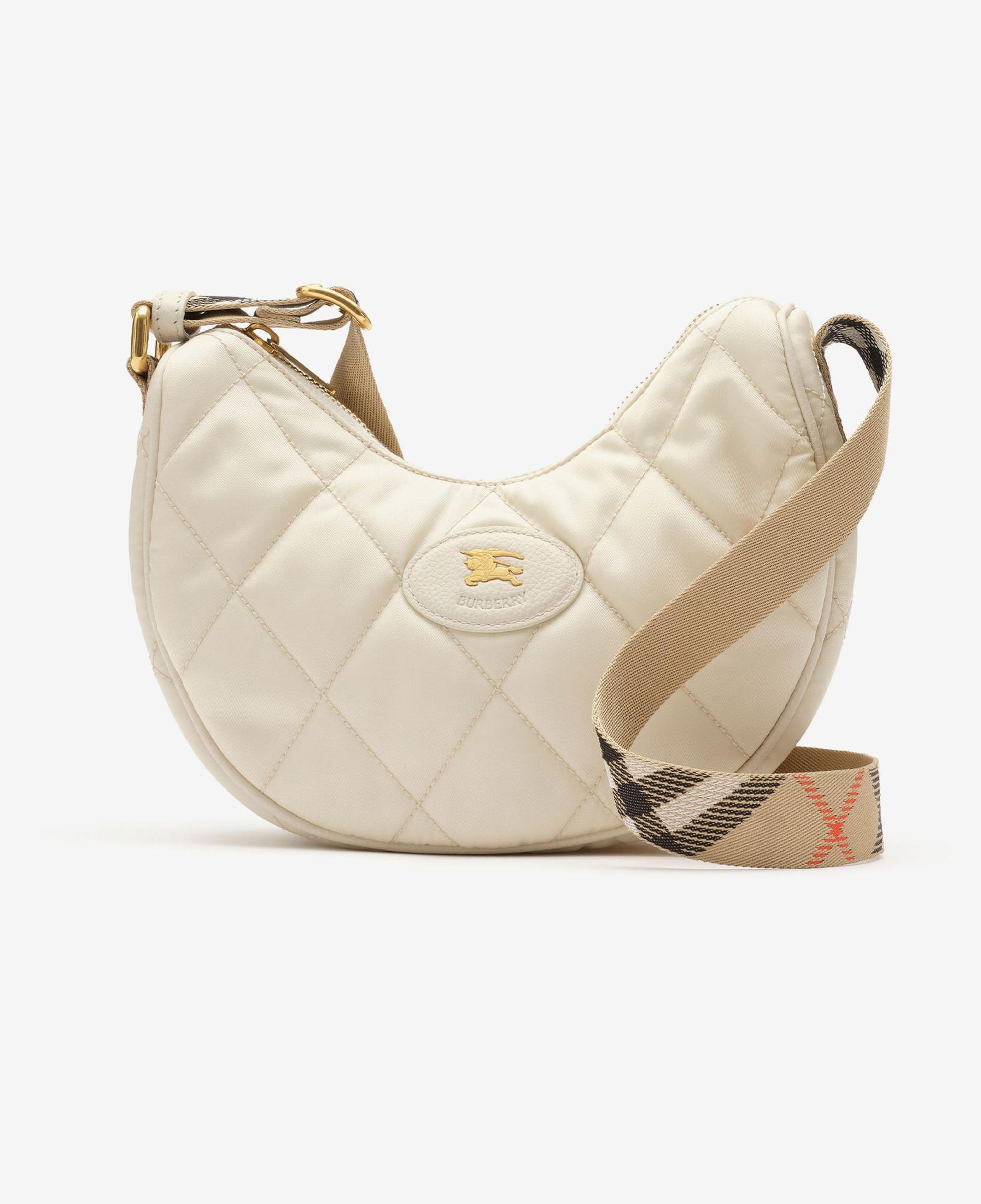 Burberry Horseshoe Kadın Krem El Çantası